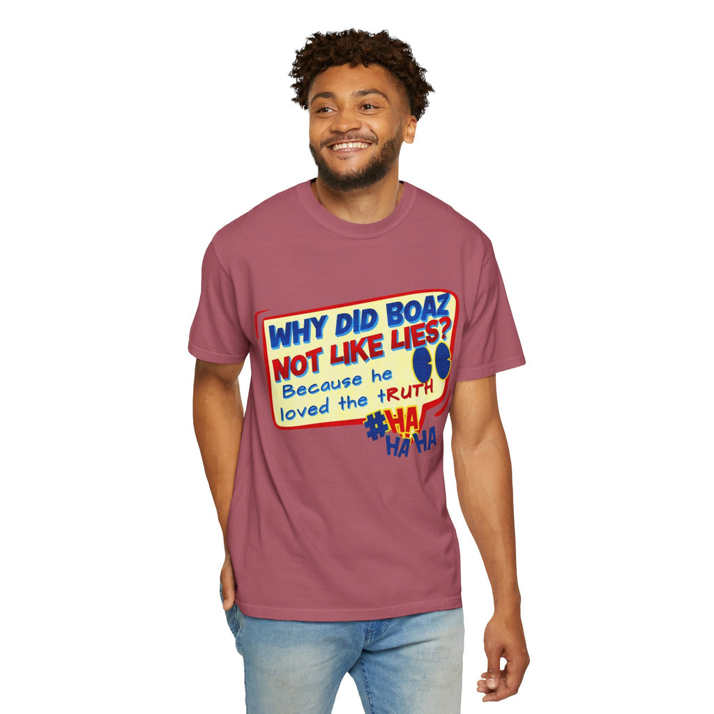 “Boaz” Unisex Garment-Dyed T-shirt