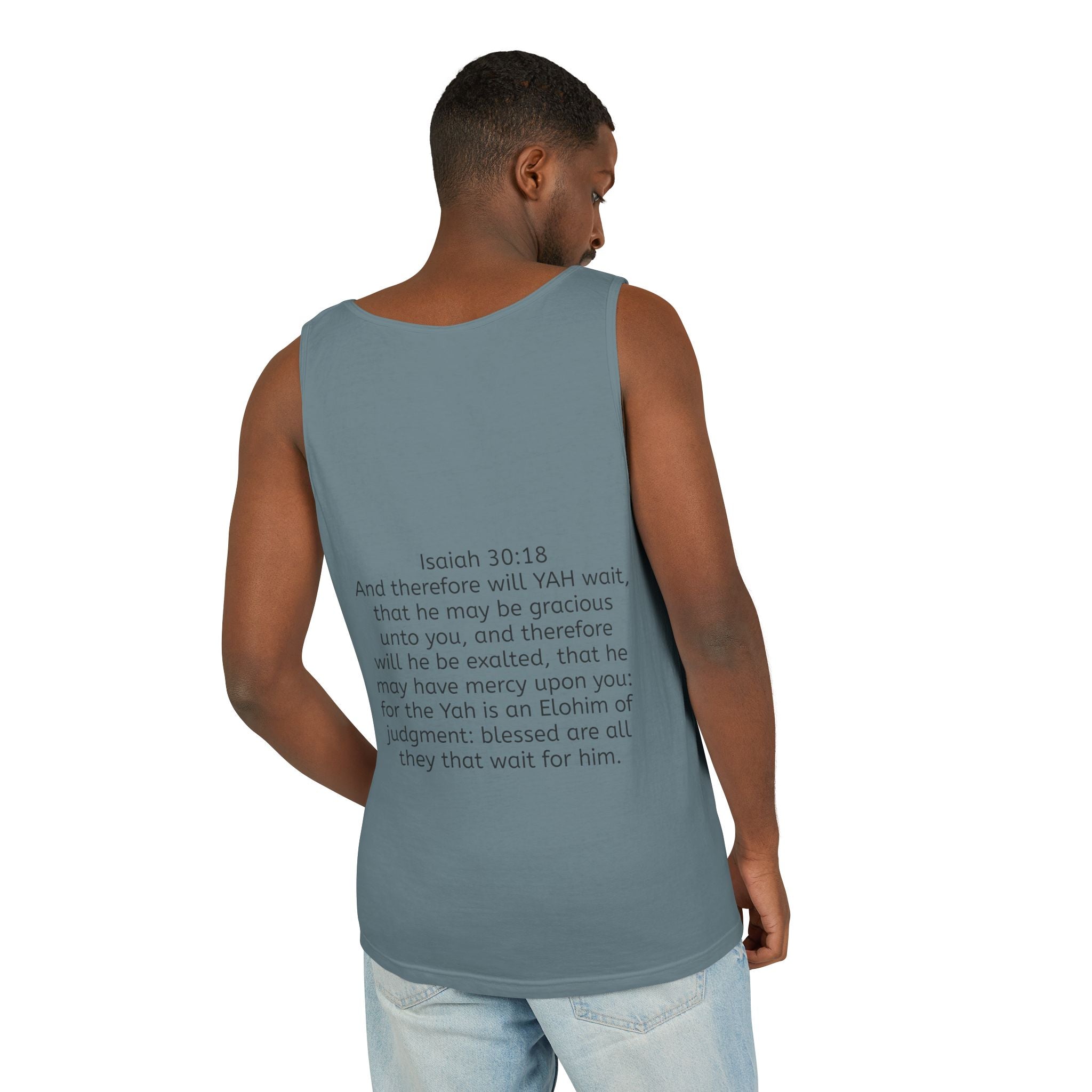 “YAH’s plans” Unisex Garment-Dyed Tank Top