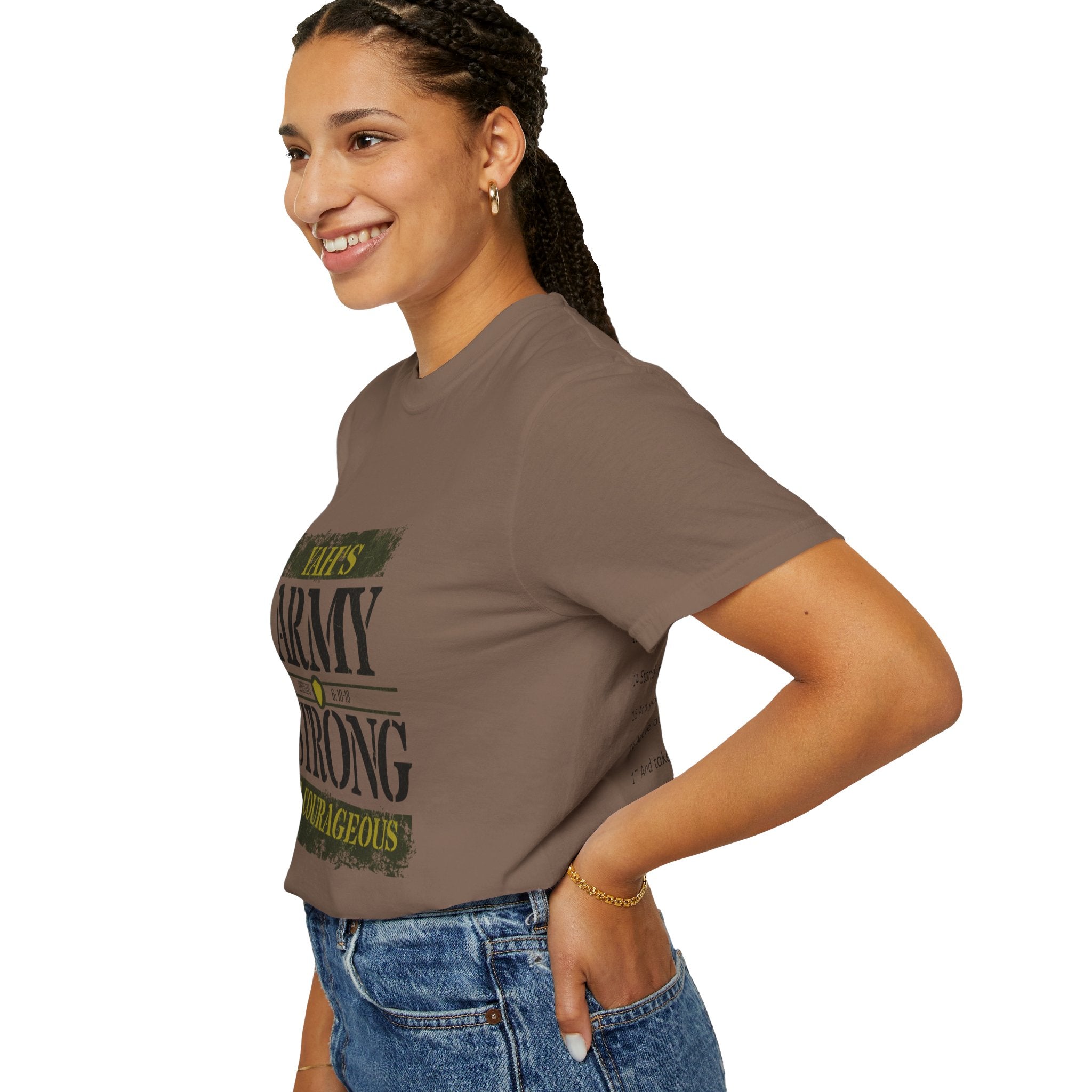 Women’s “Yah’s Army” Garment-Dyed T-shirt