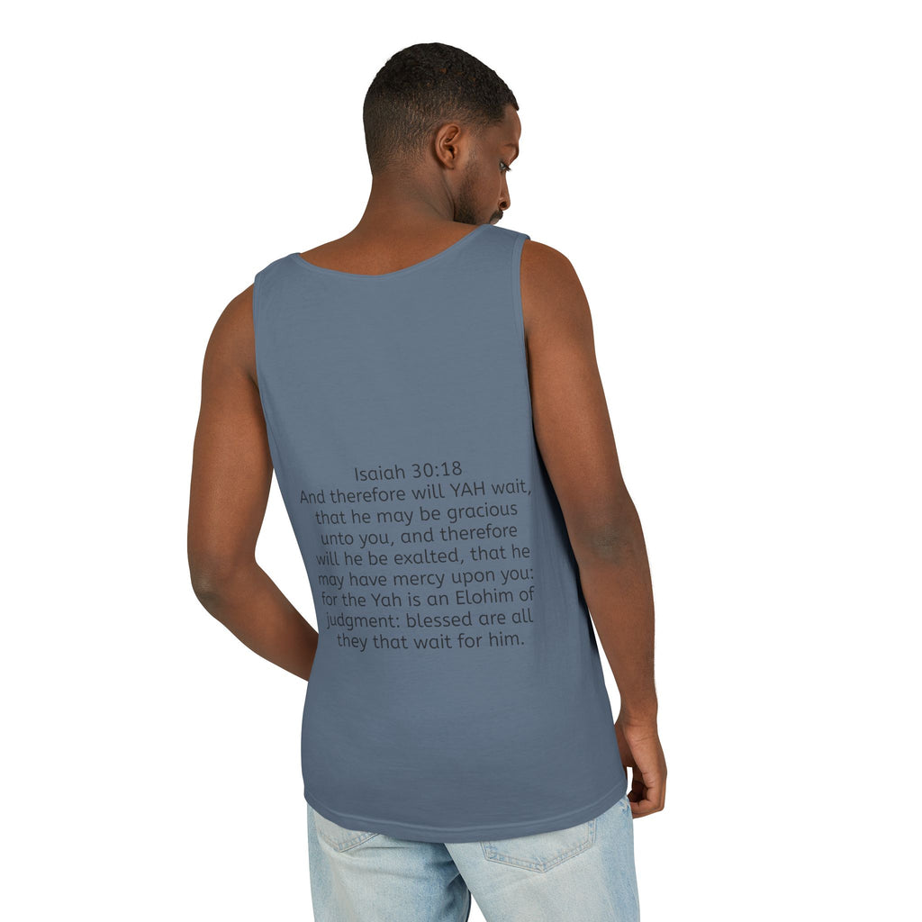 “YAH’s plans” Unisex Garment-Dyed Tank Top