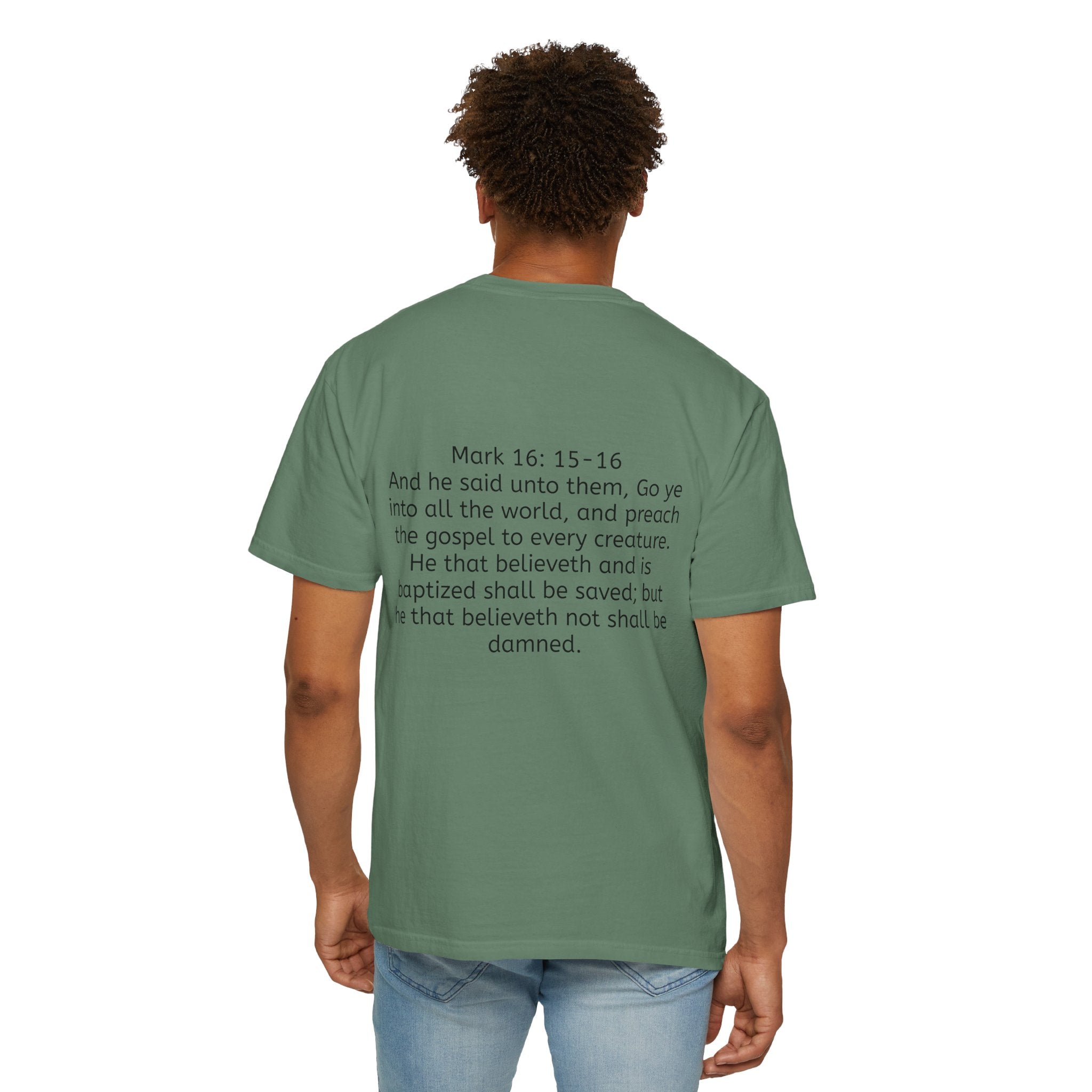 “Spread the gospel” Unisex Garment-Dyed T-shirt