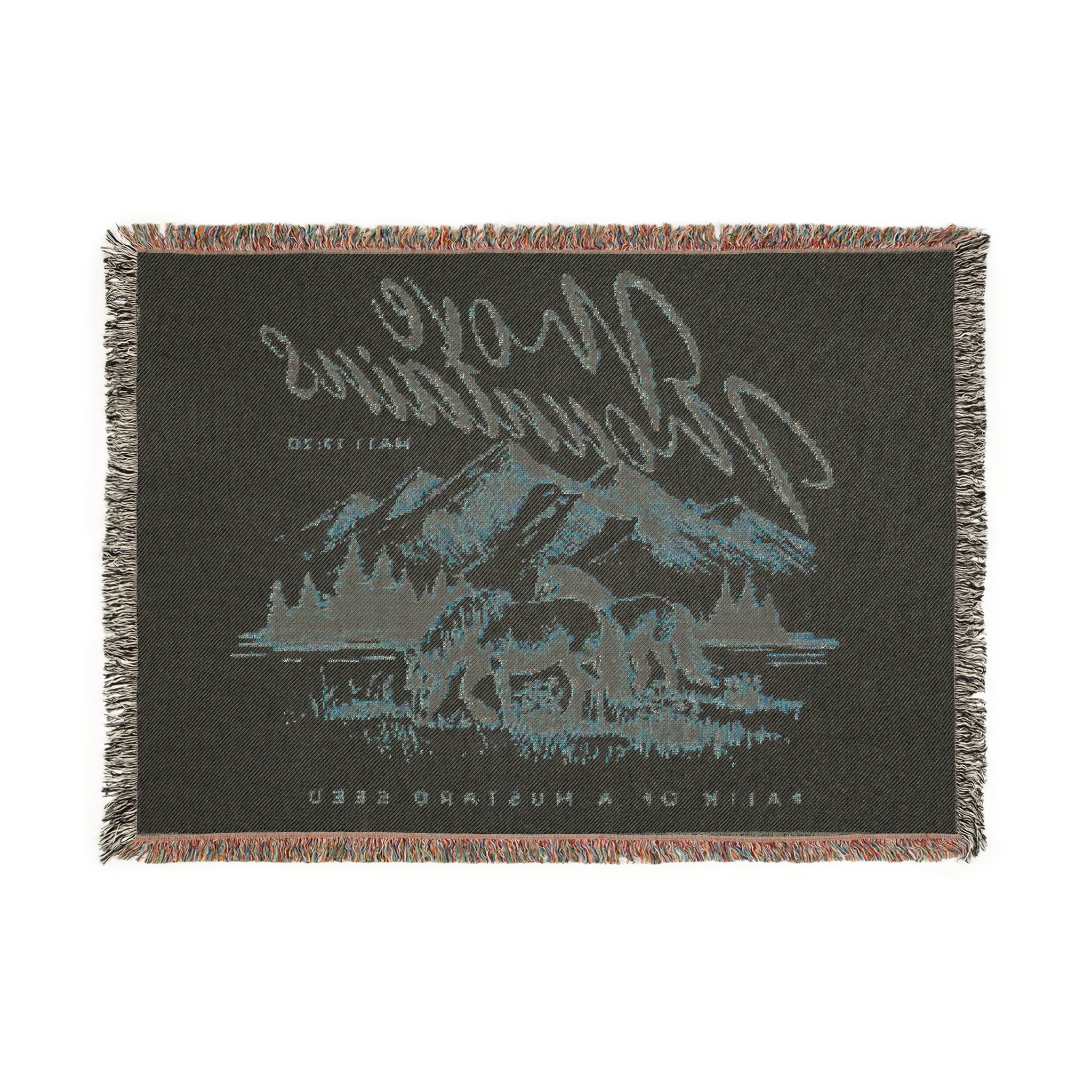 “Move mountain” Woven Blanket