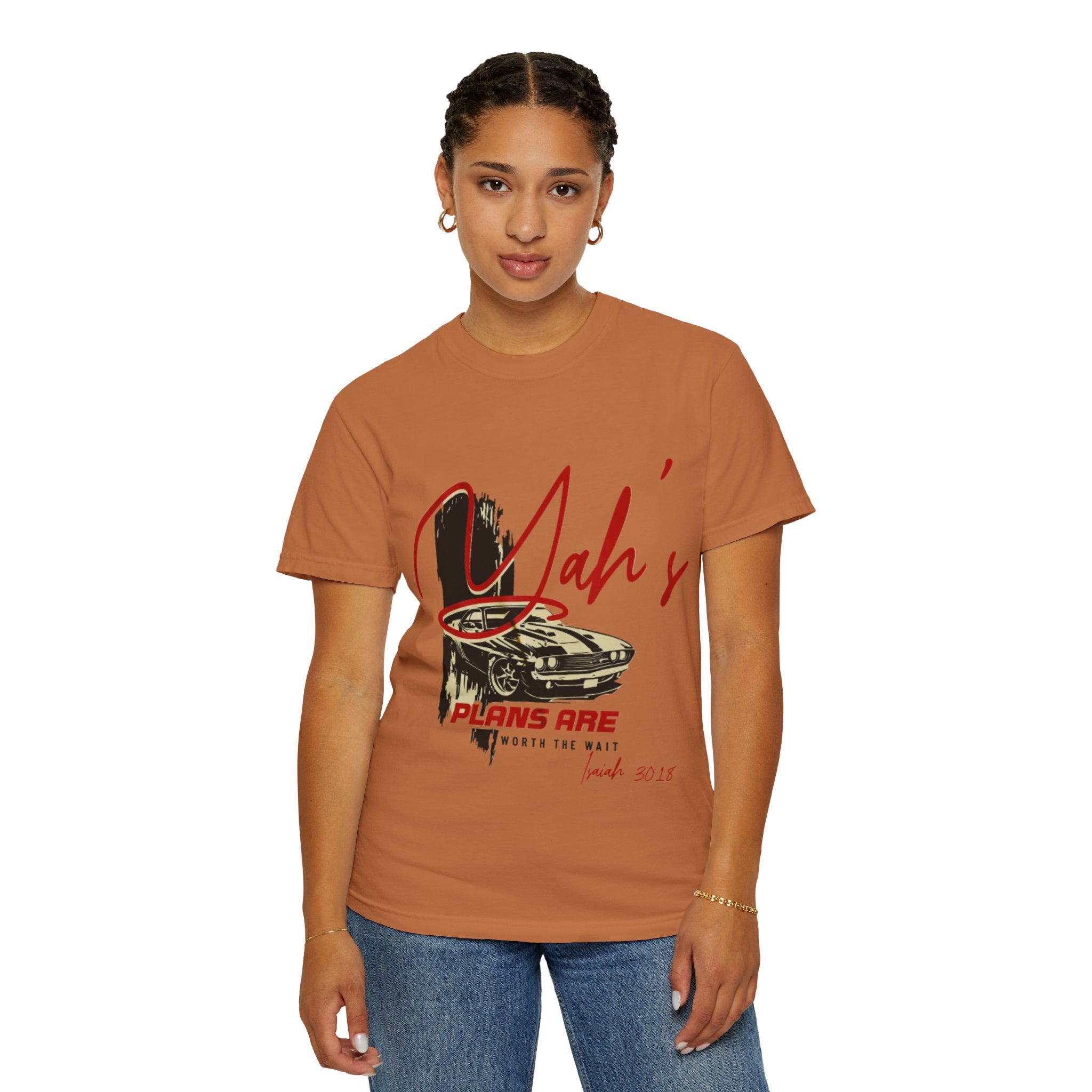 “YAH’s plans” Unisex Garment-Dyed T-shirt