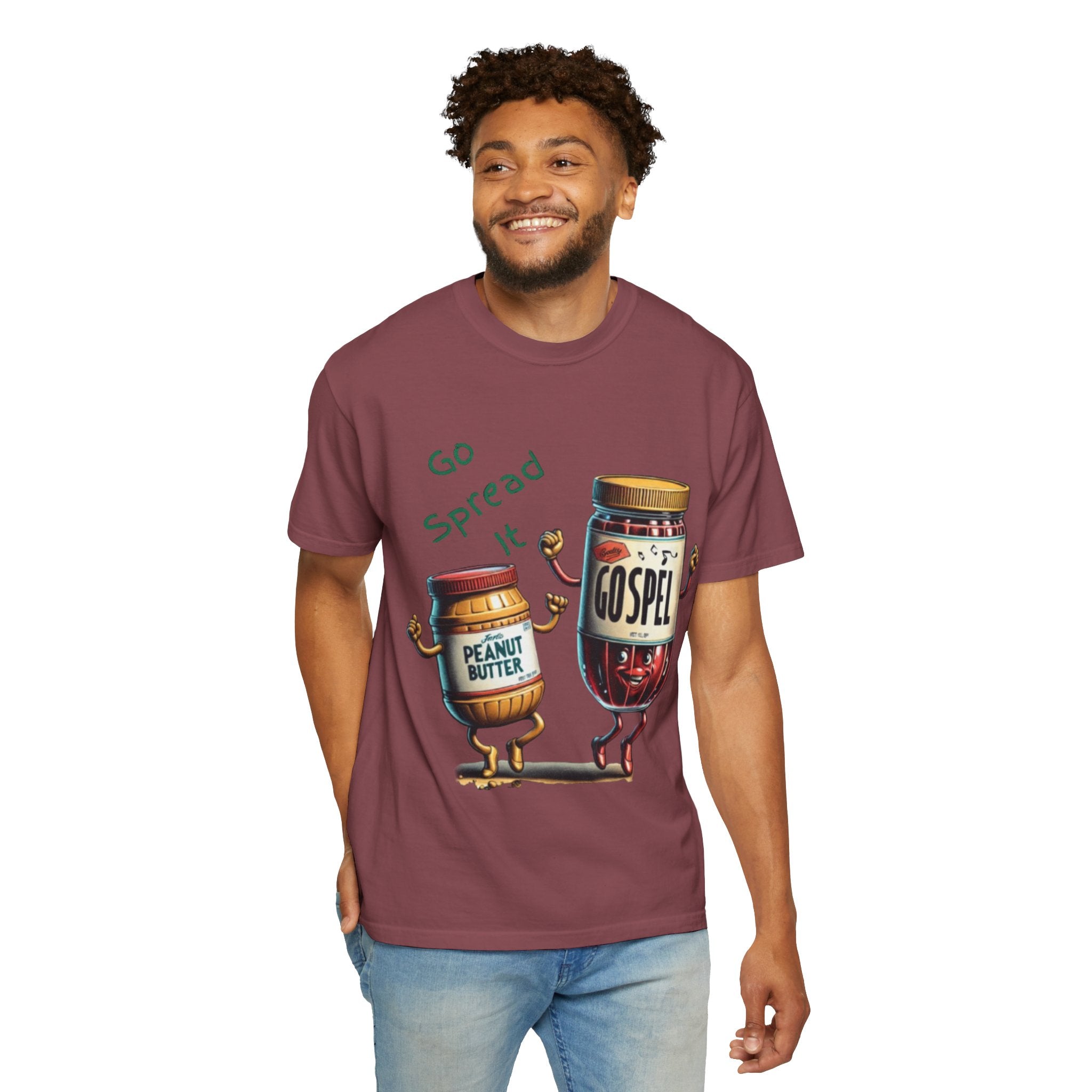 “Spread the gospel” Unisex Garment-Dyed T-shirt