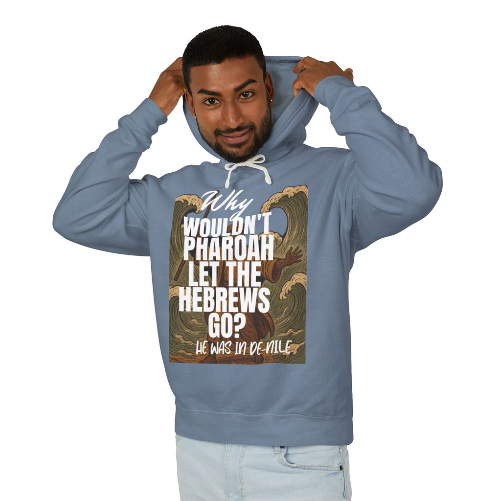 “Pharaoh DAD JOKE” Unisex Lightweight Hooded Sweatshirt