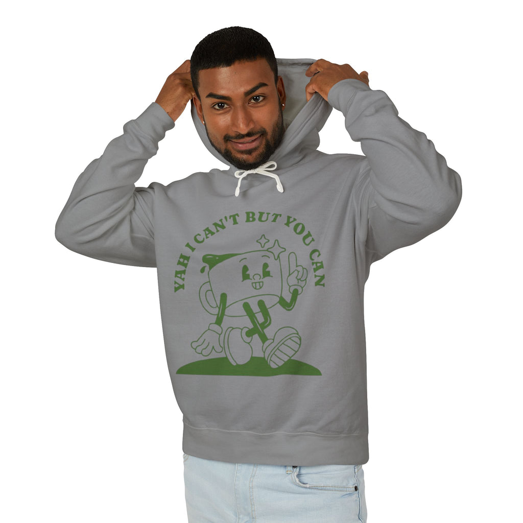 “Yah can” Unisex Lightweight Hooded Sweatshirt