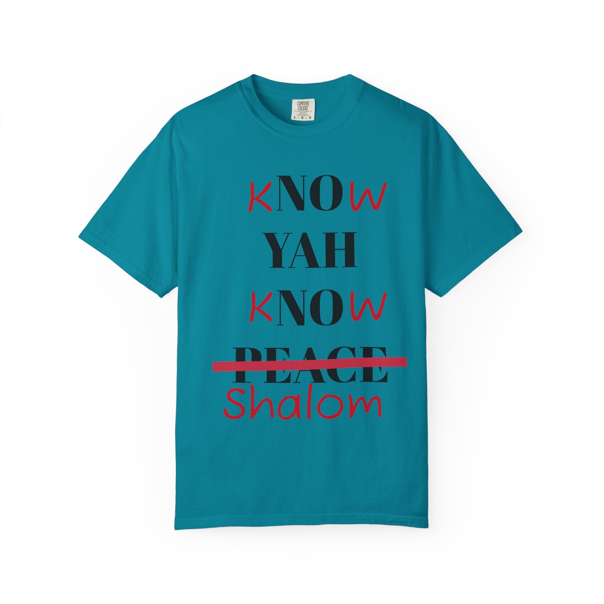 Women’s “Know Yah” Unisex Garment-Dyed T-shirt