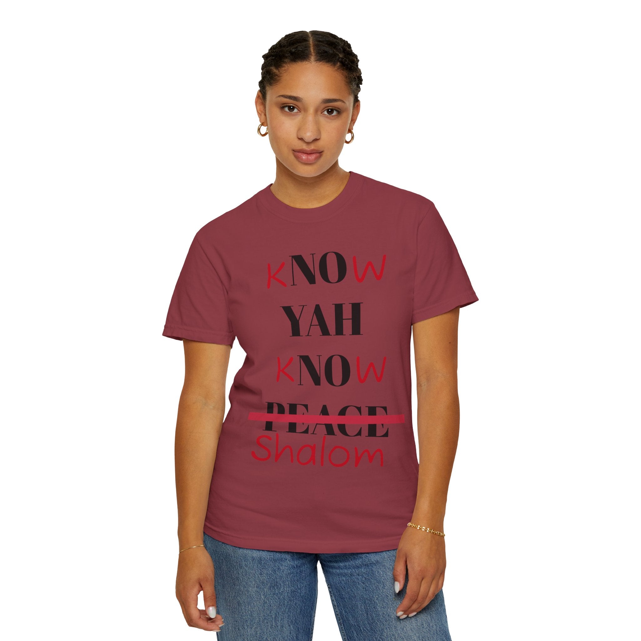 “Know Yah” Unisex Garment-Dyed T-shirt