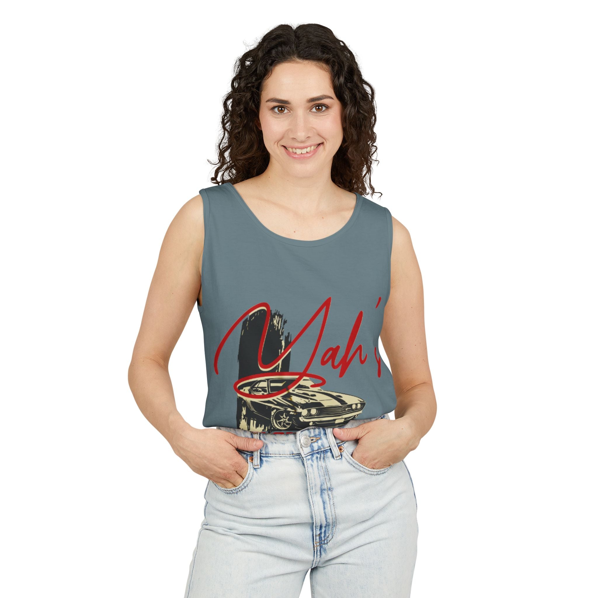 “YAH’s plans” Unisex Garment-Dyed Tank Top
