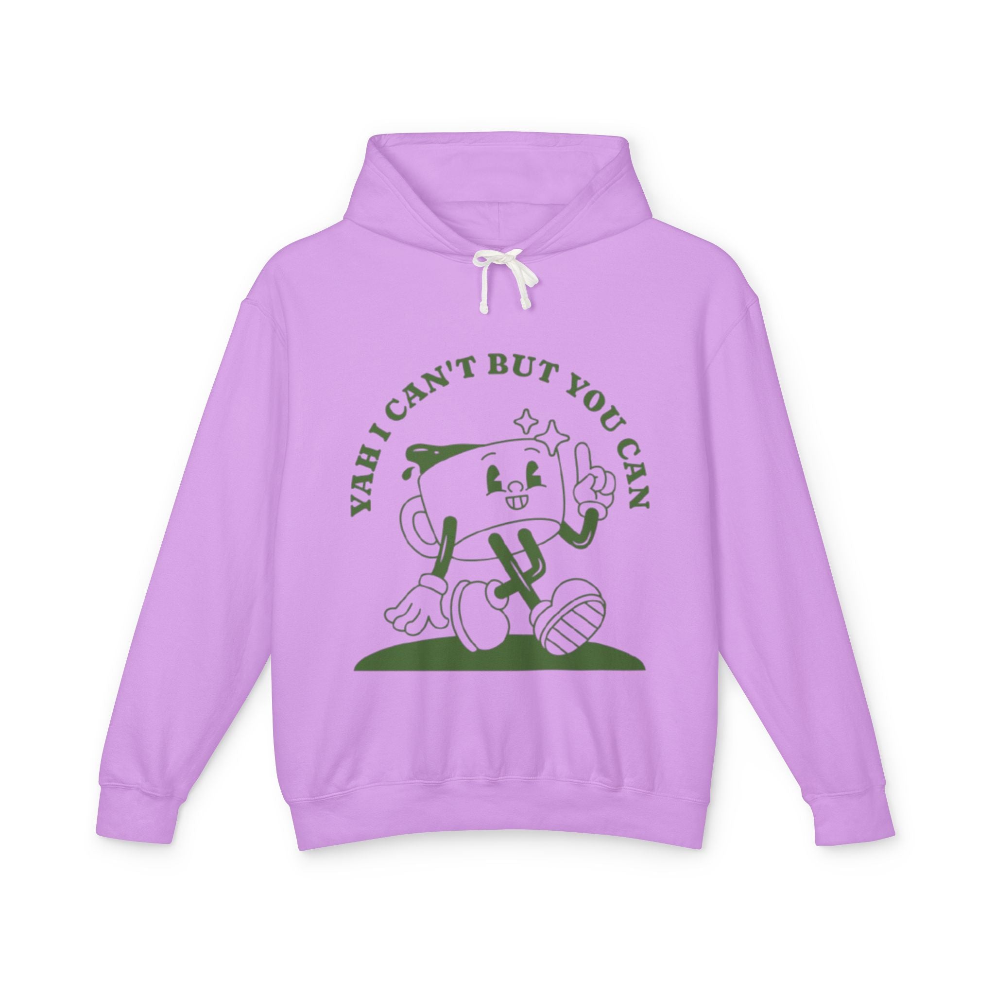 “Yah can” Unisex Lightweight Hooded Sweatshirt