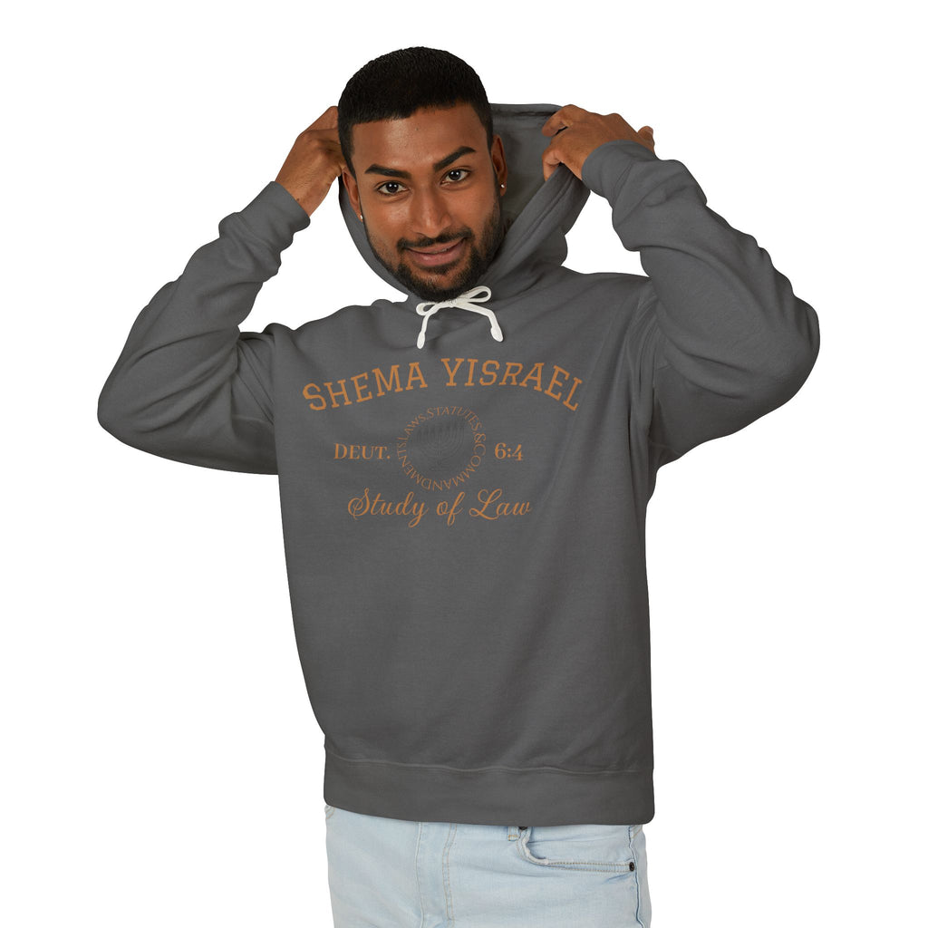 “SHEMA YISRAEL university” Unisex Lightweight Hooded Sweatshirt