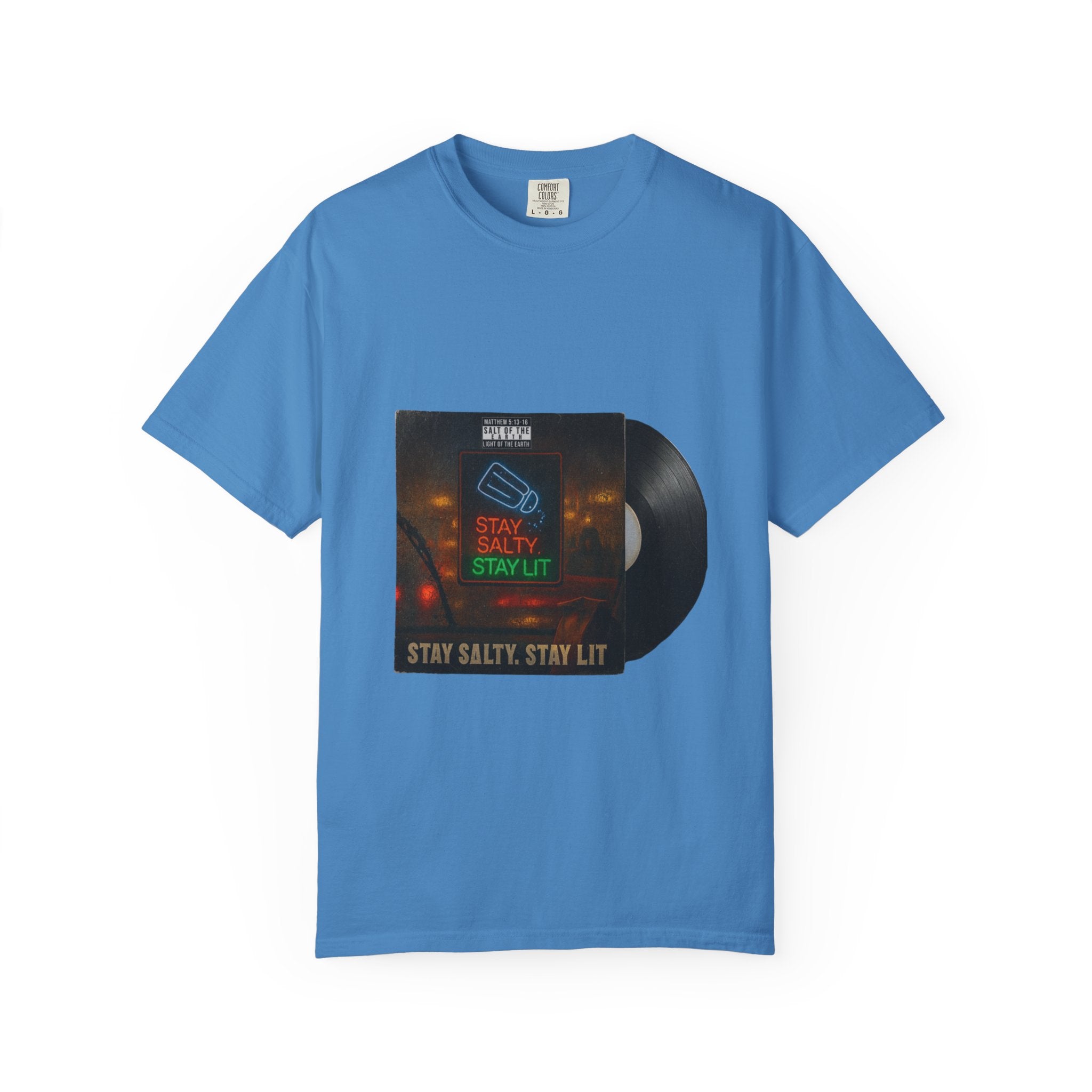 “Salty and lit” Unisex Garment-Dyed T-shirt