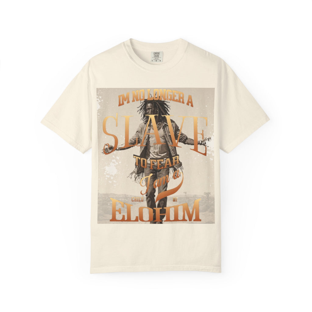 “No longer a slave” Unisex Garment-Dyed T-shirt