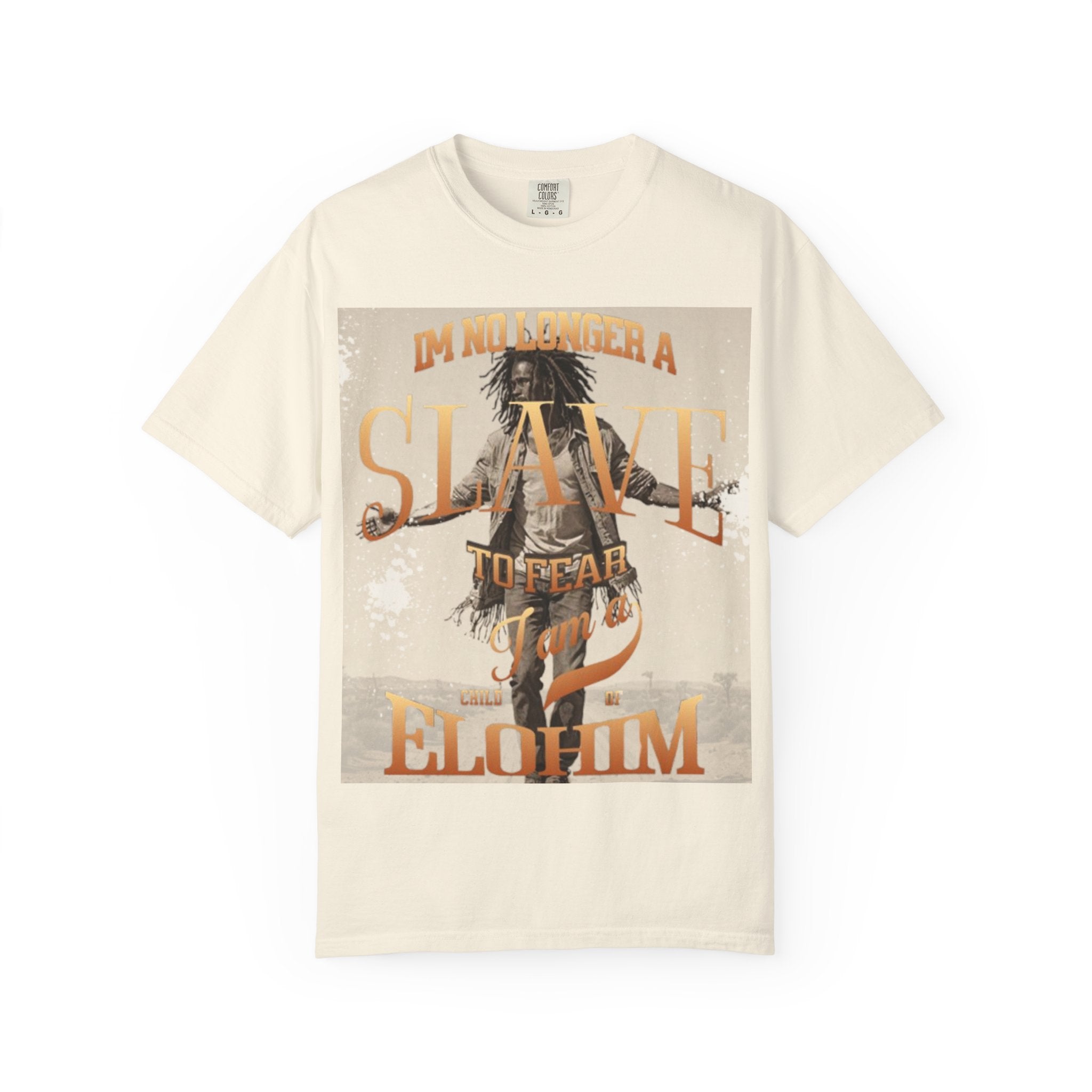 “No longer a slave” Unisex Garment-Dyed T-shirt