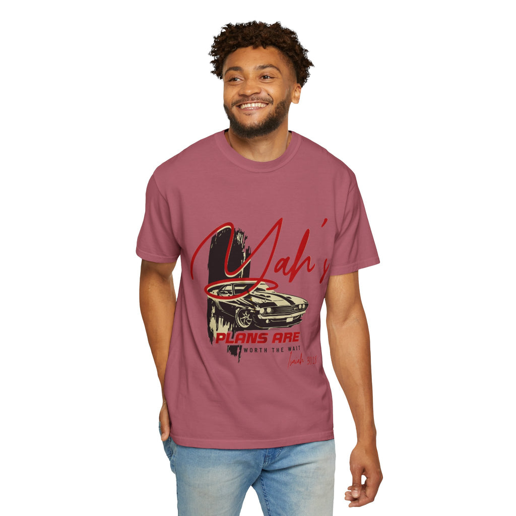 “YAH’s plans” Unisex Garment-Dyed T-shirt