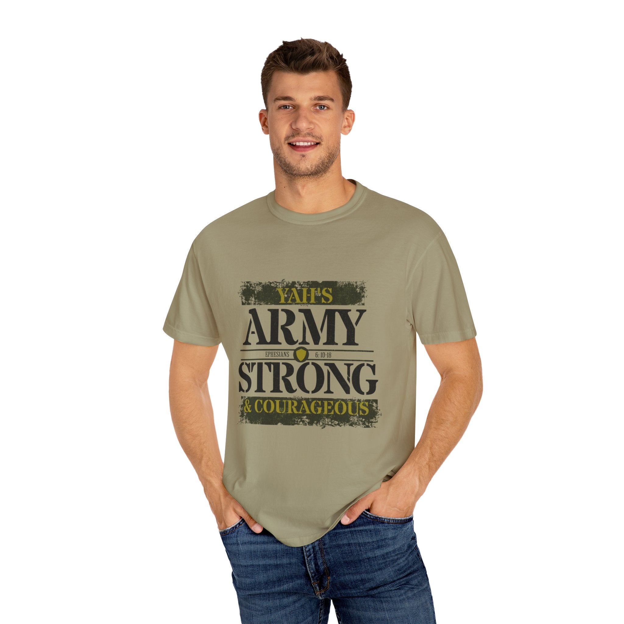 “Yah’s Army” Garment-Dyed T-shirt
