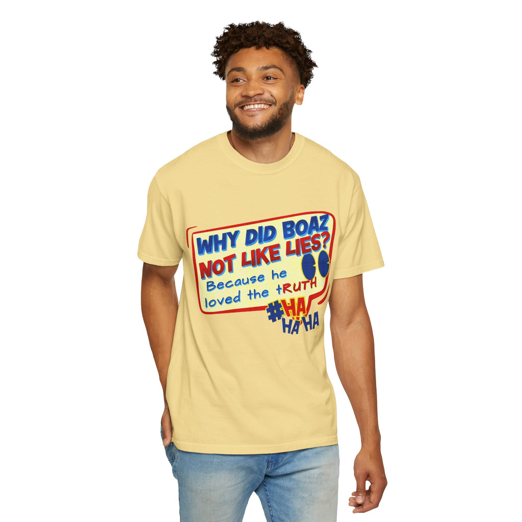 “Boaz” Unisex Garment-Dyed T-shirt