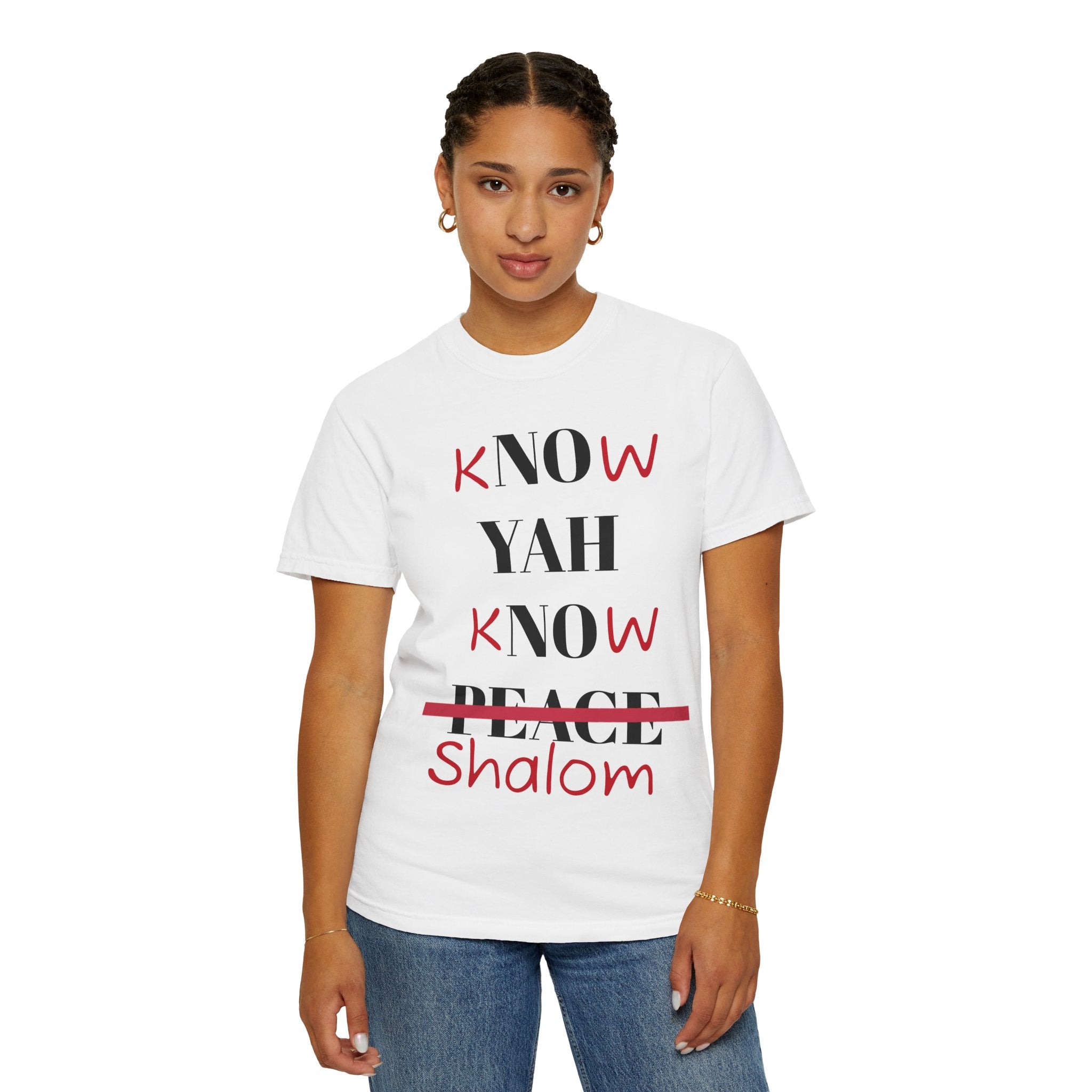 Women’s “Know Yah” Unisex Garment-Dyed T-shirt