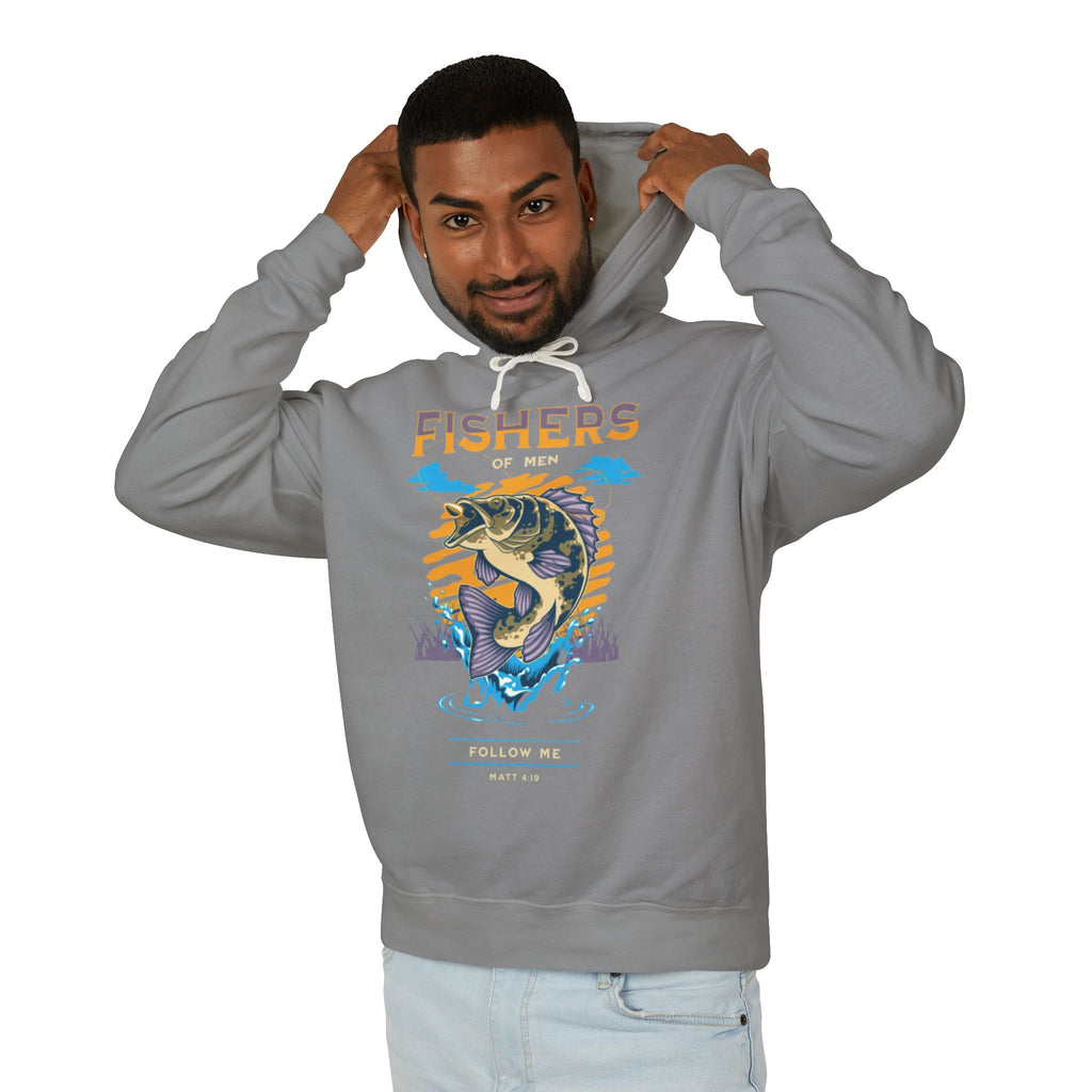 “Fishers of men” Lightweight Hooded Sweatshirt