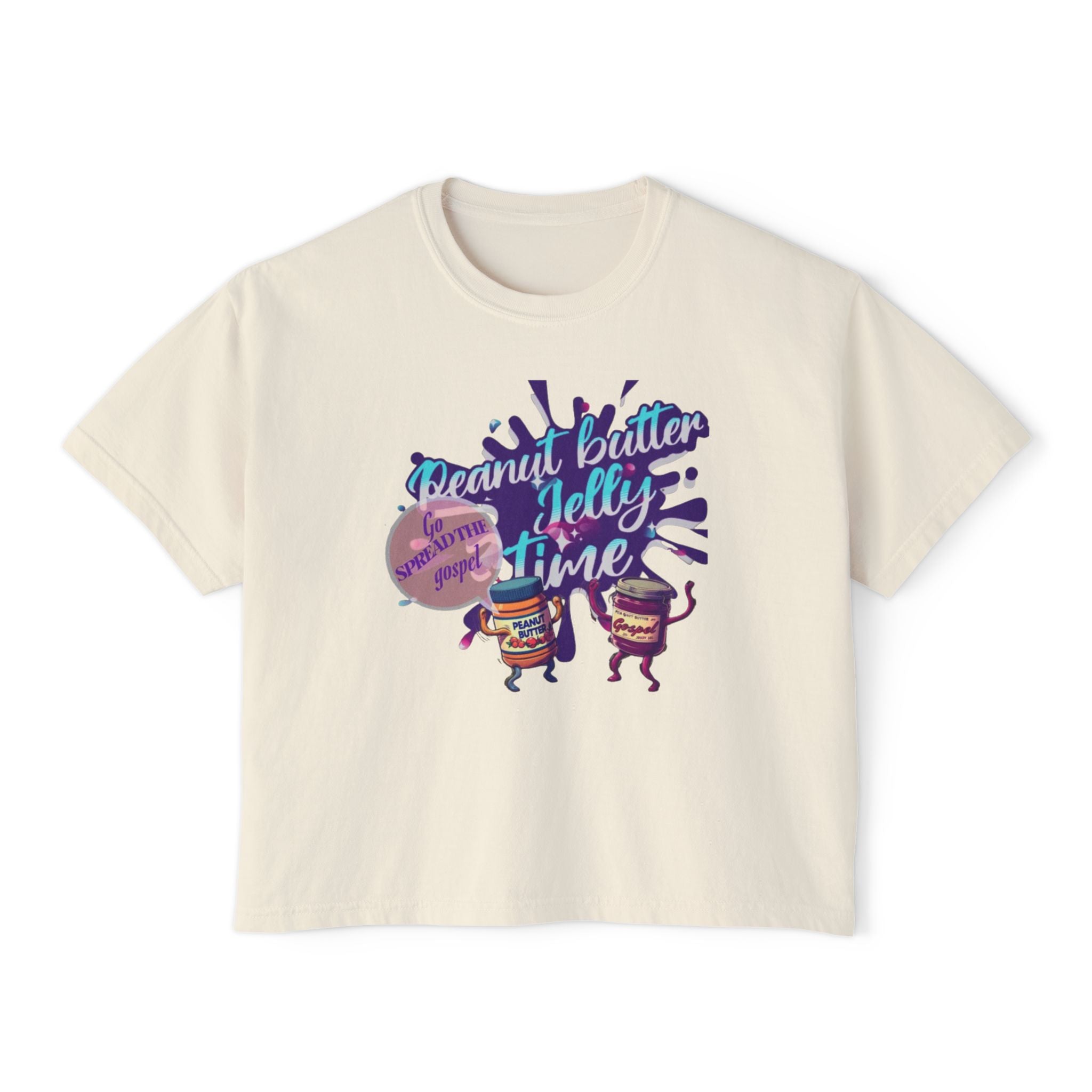 “Peanut butter jelly”  Women's Boxy Tee