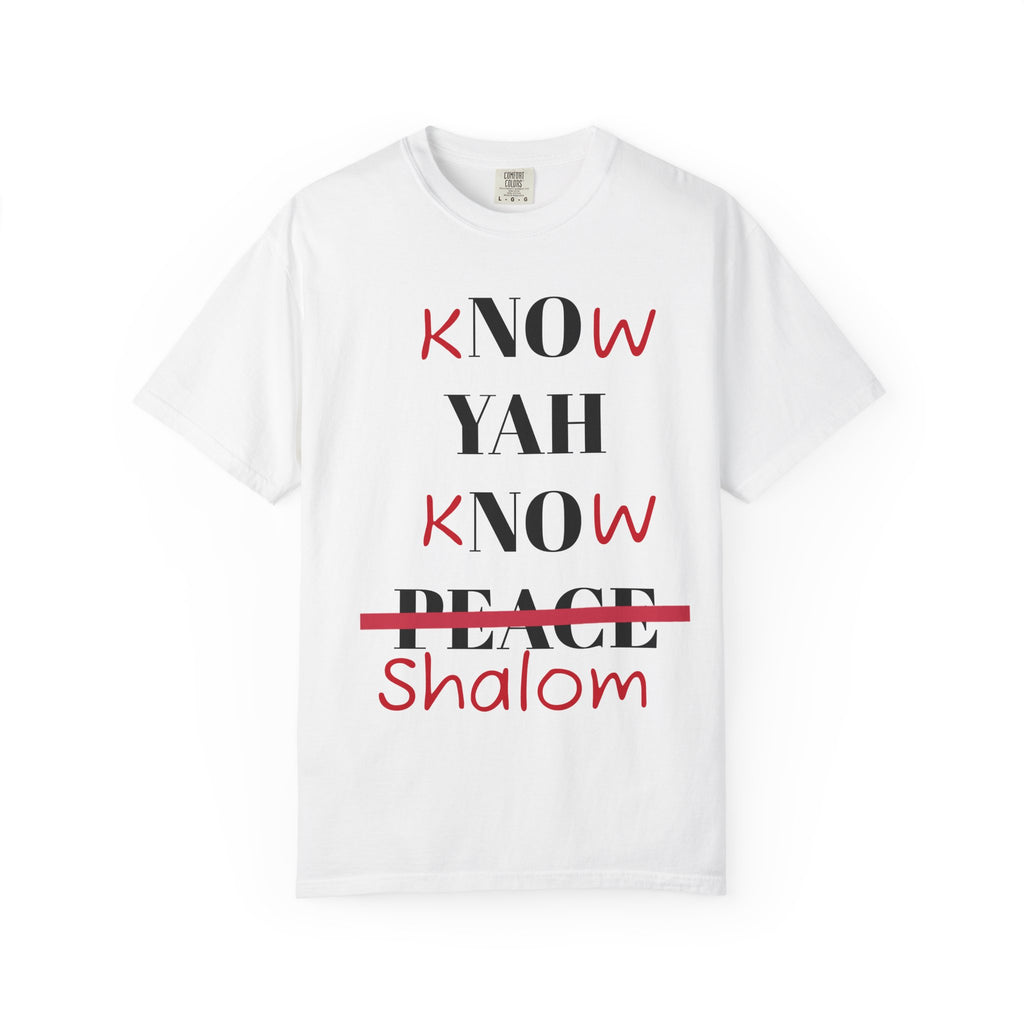 “Know Yah” Unisex Garment-Dyed T-shirt