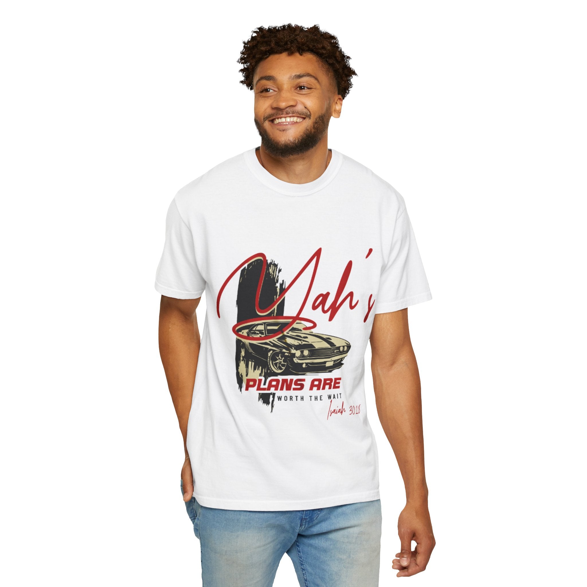 “YAH’s plans” Unisex Garment-Dyed T-shirt