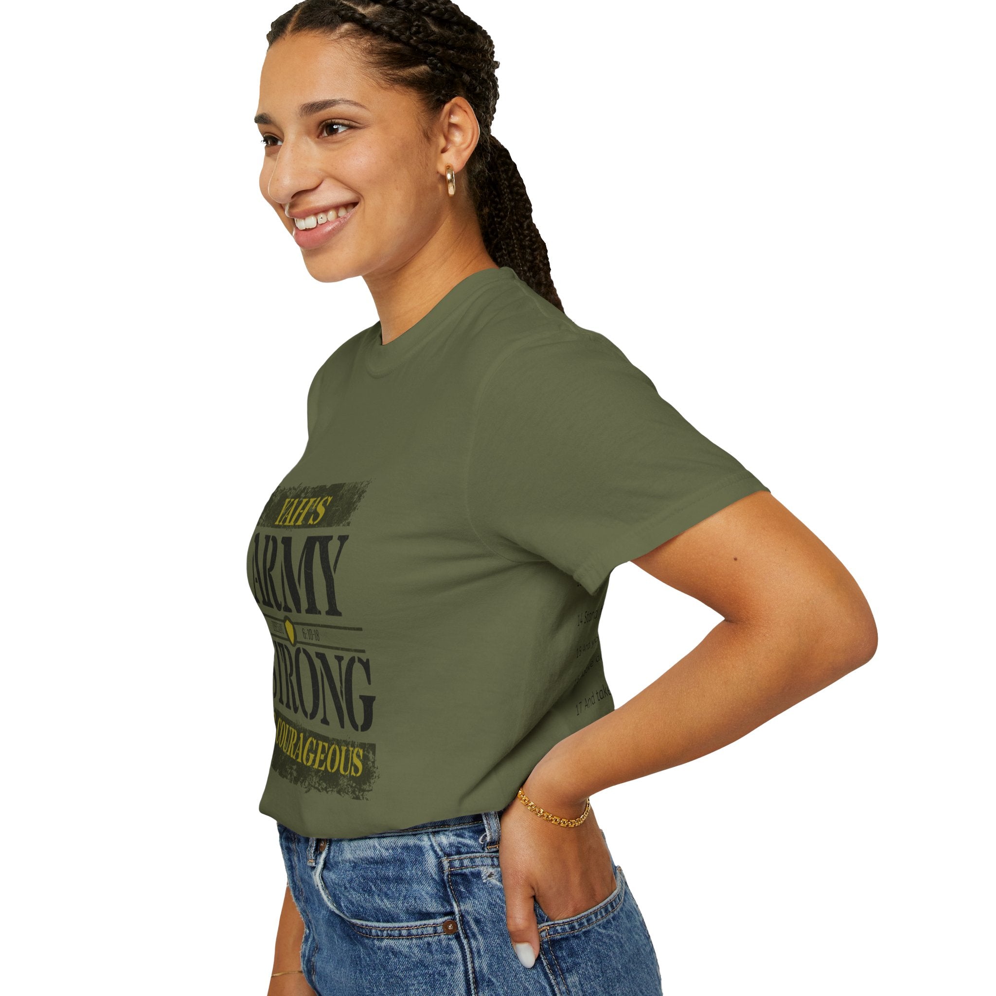 Women’s “Yah’s Army” Garment-Dyed T-shirt