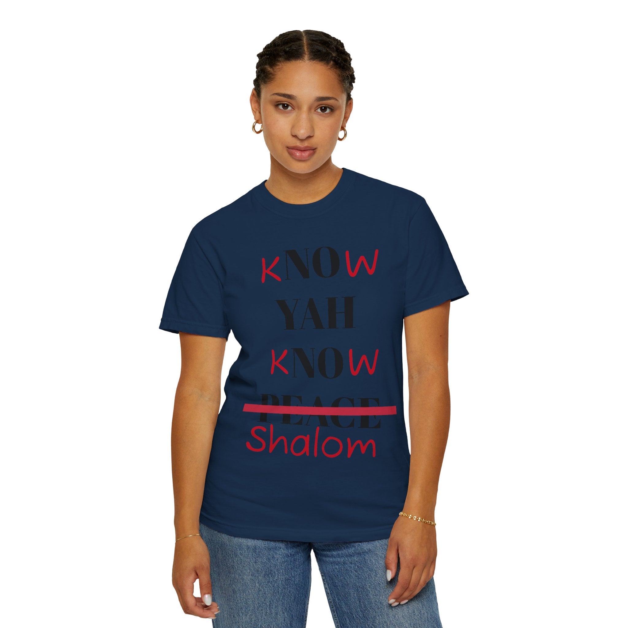 Women’s “Know Yah” Unisex Garment-Dyed T-shirt