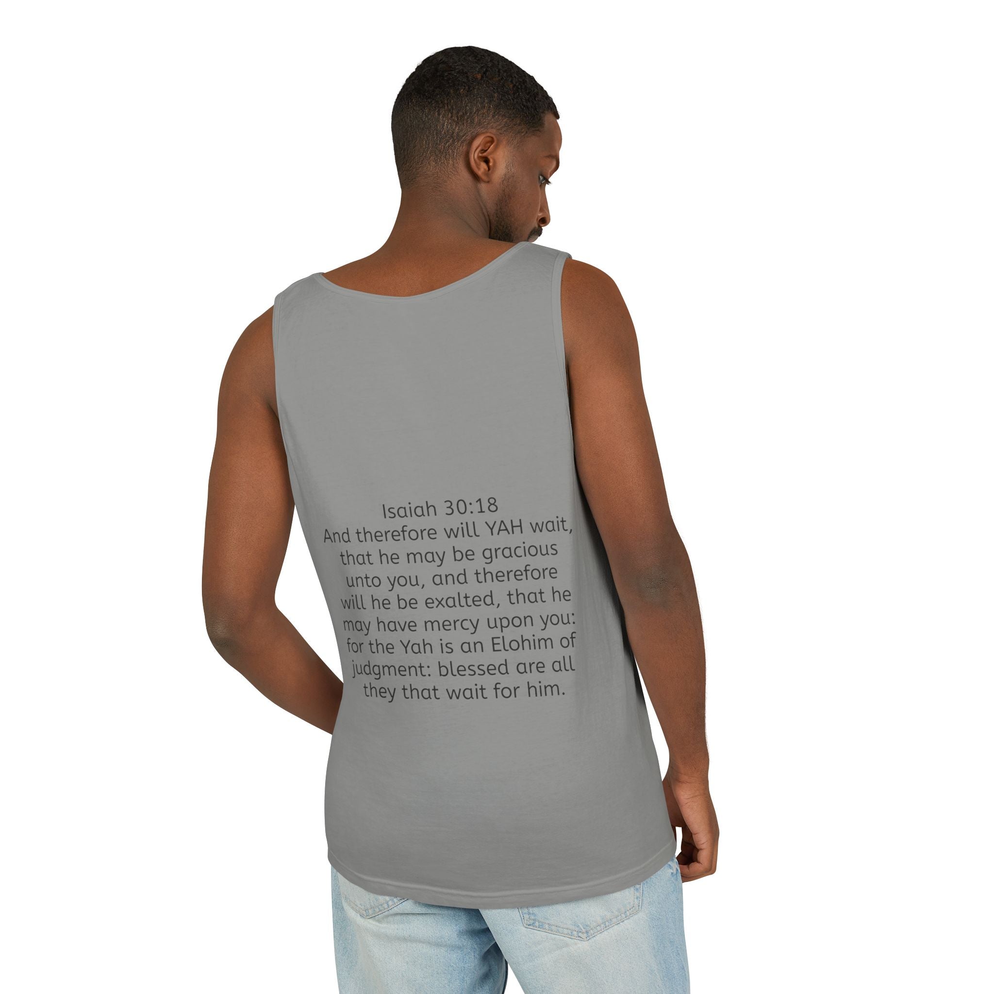 “YAH’s plans” Unisex Garment-Dyed Tank Top