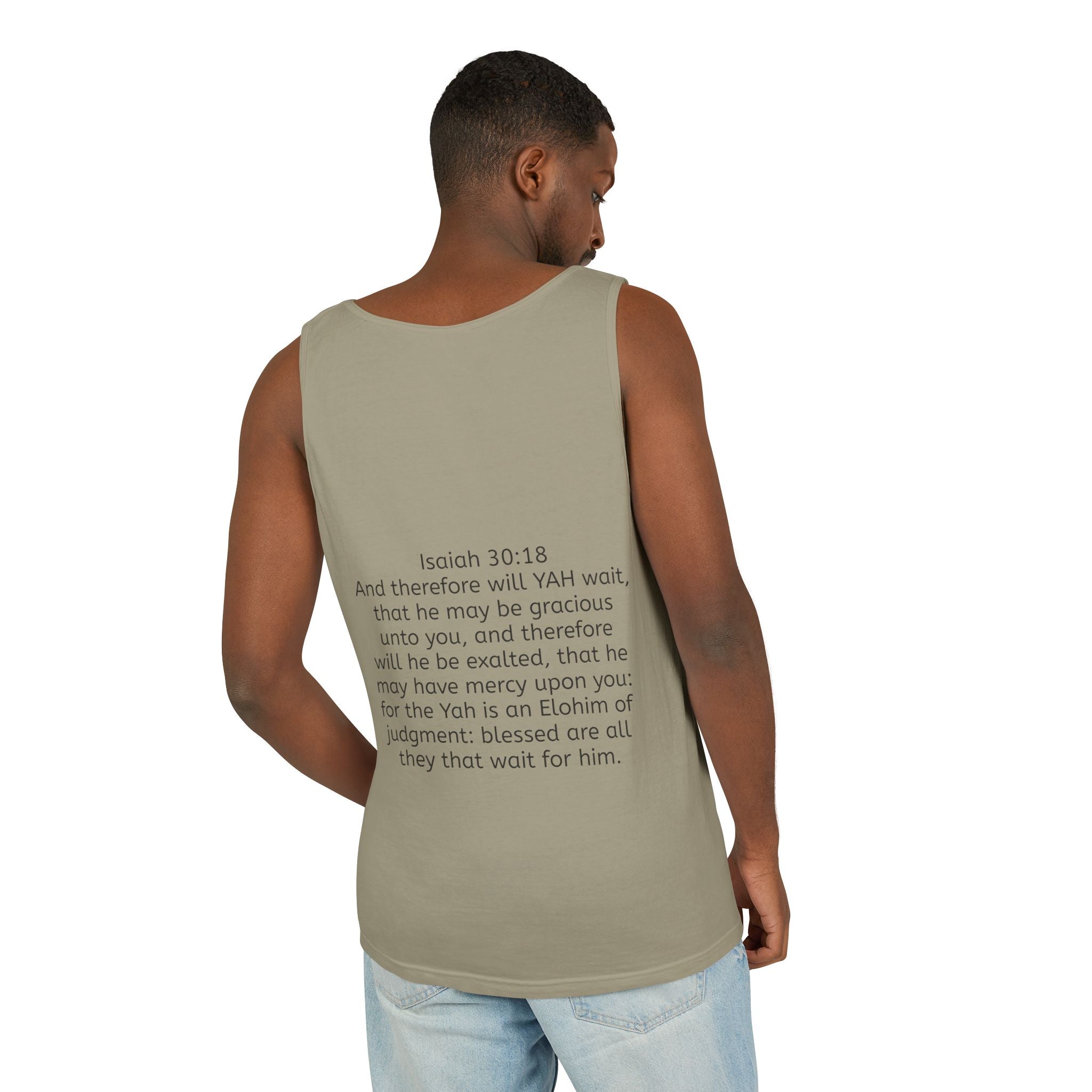 “YAH’s plans” Unisex Garment-Dyed Tank Top