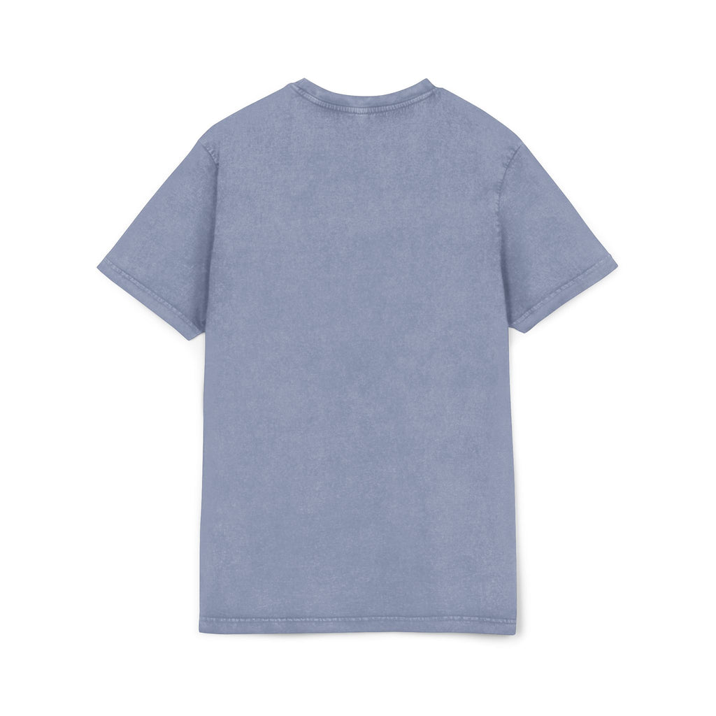 Acid Washed Round Neck Tee