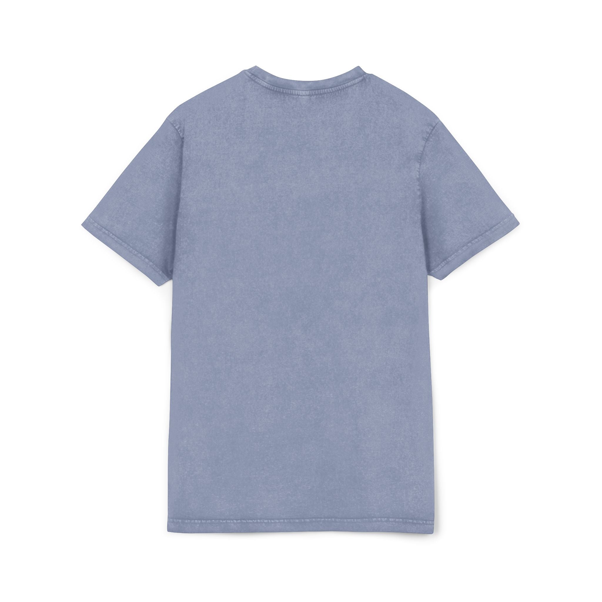 Acid Washed Round Neck Tee