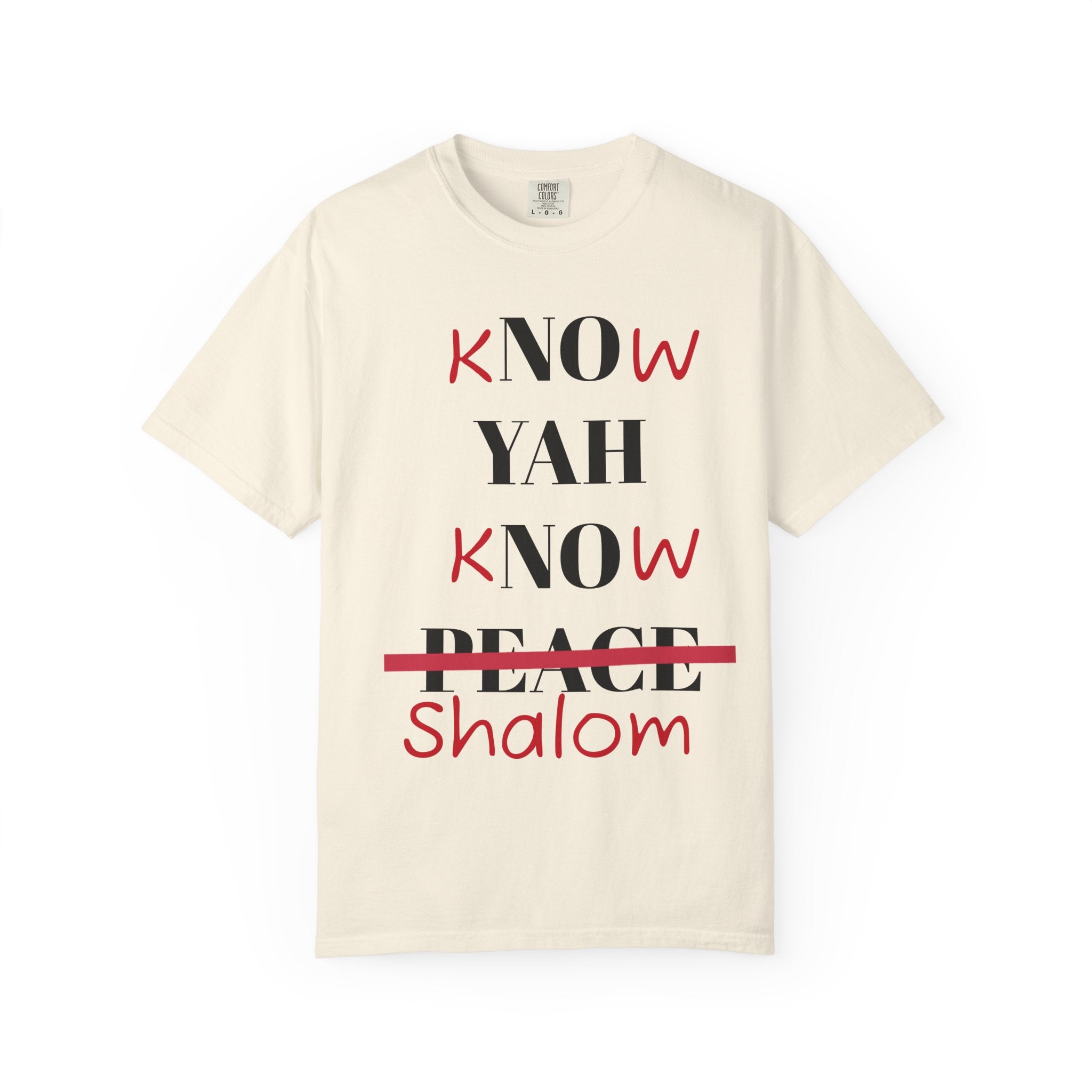 Women’s “Know Yah” Unisex Garment-Dyed T-shirt