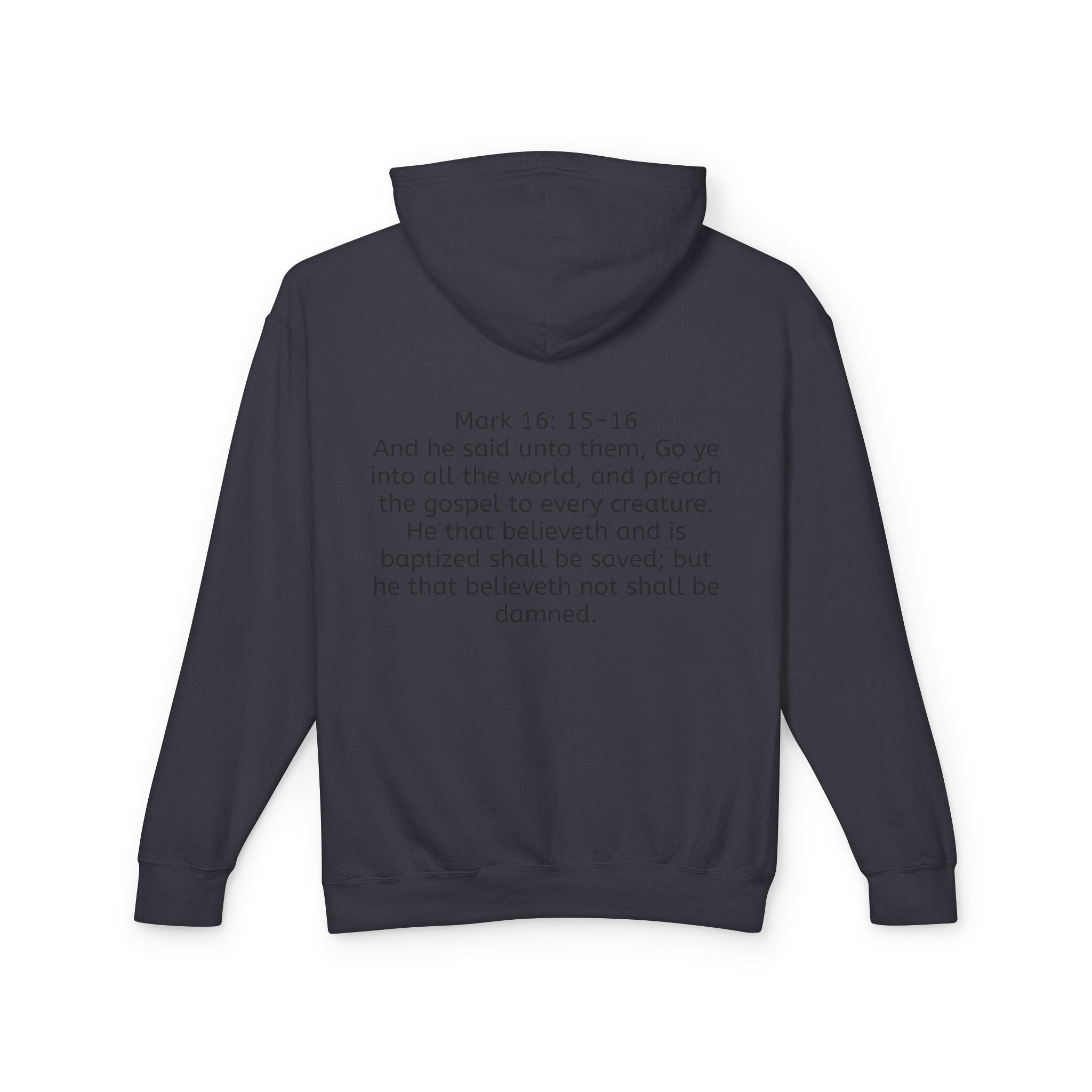 “SPREAD THE GOSPEL” Unisex Lightweight Hooded Sweatshirt