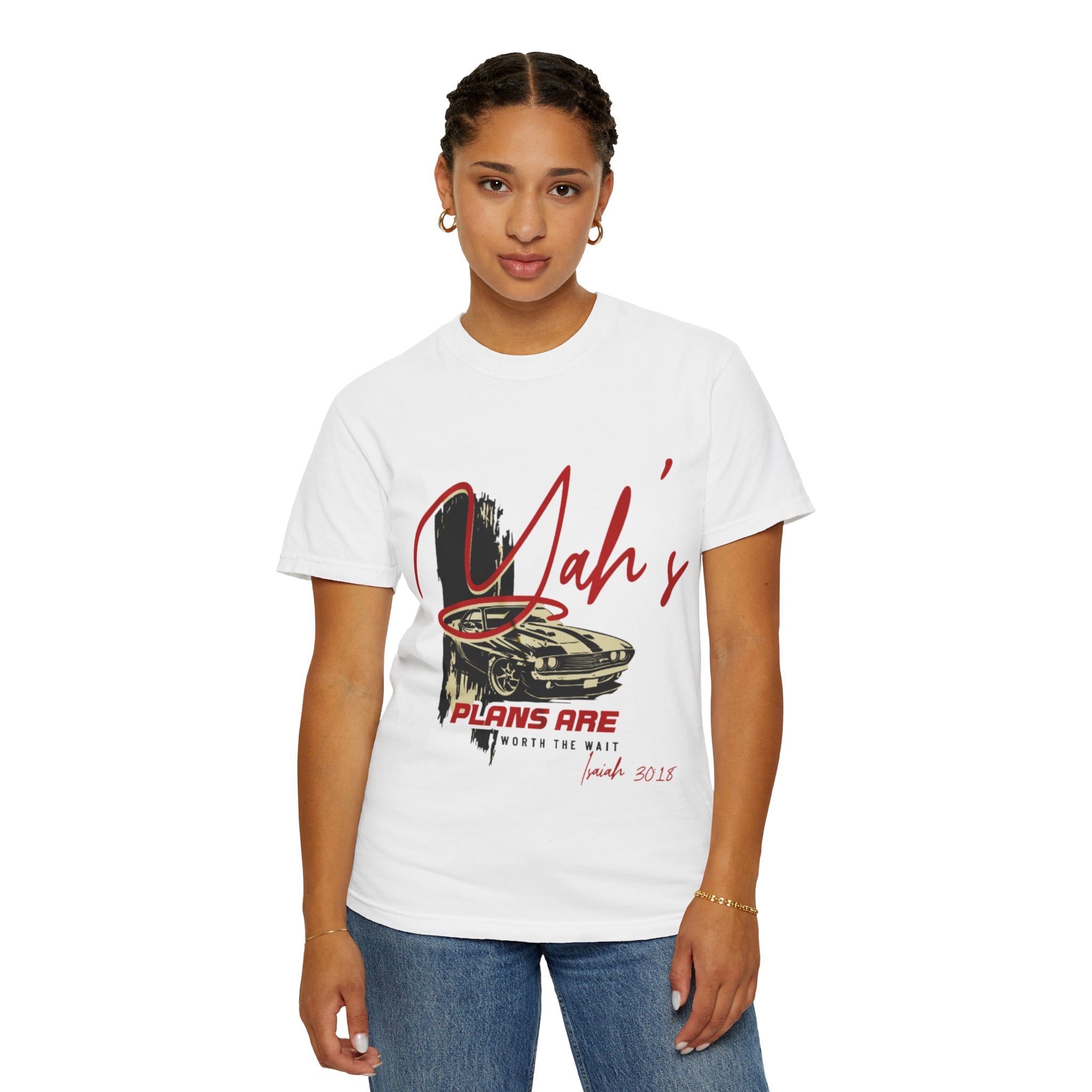 “YAH’s plans” Unisex Garment-Dyed T-shirt