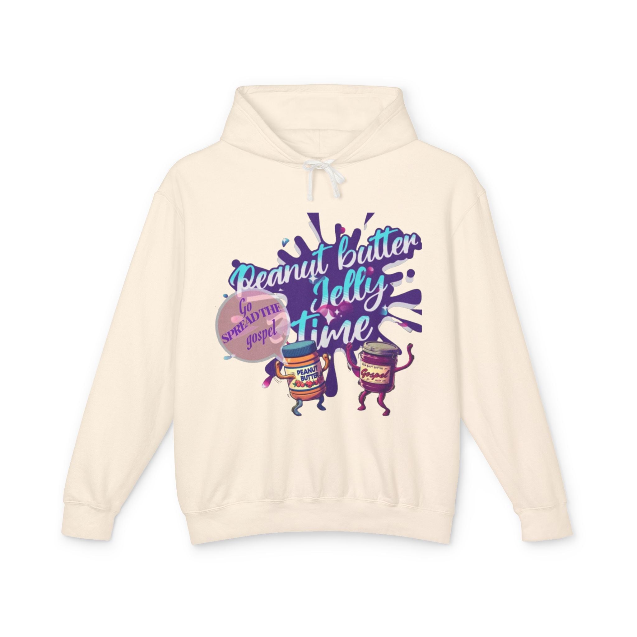 “Peanut butter jelly “ Lightweight Hooded Sweatshirt