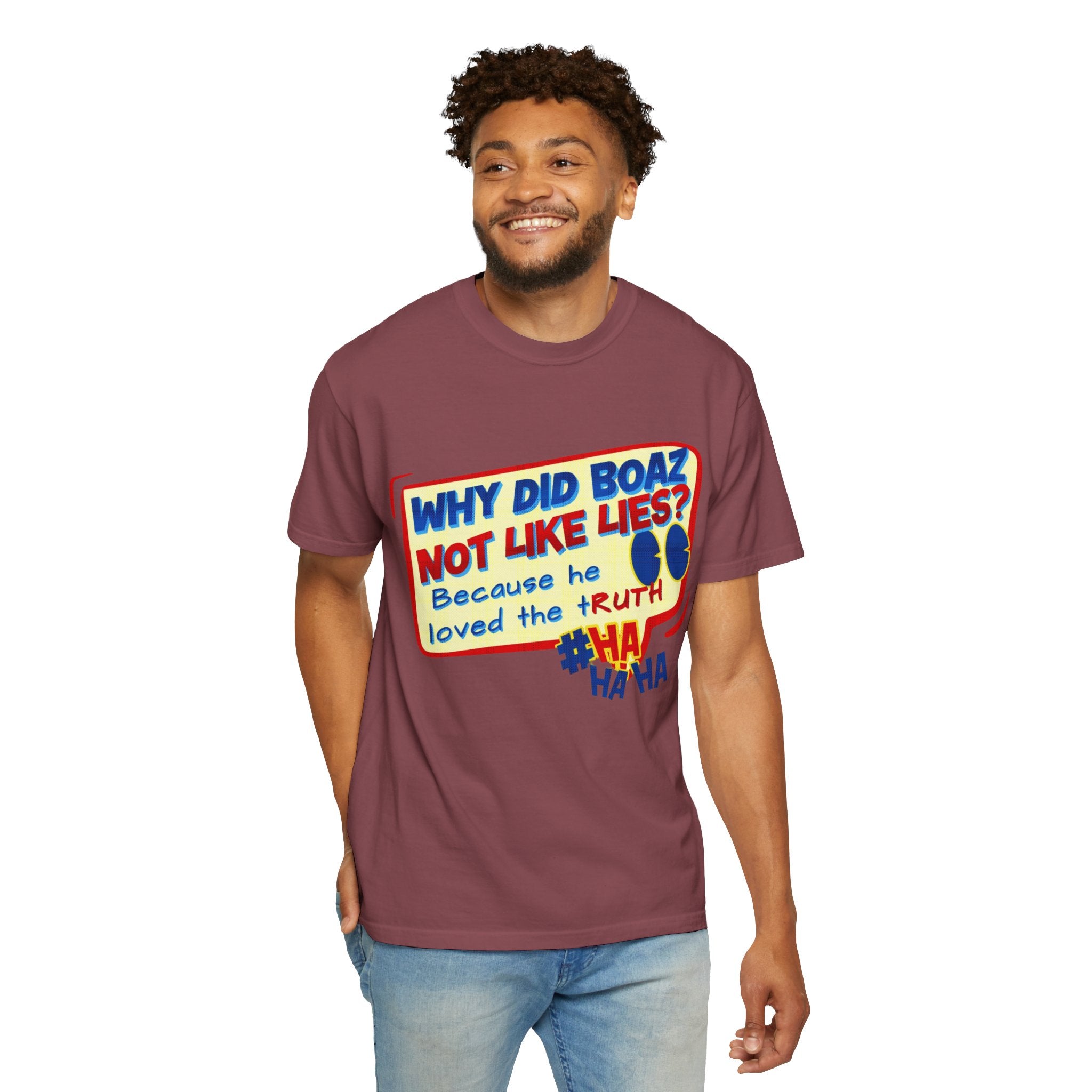 “Boaz” Unisex Garment-Dyed T-shirt