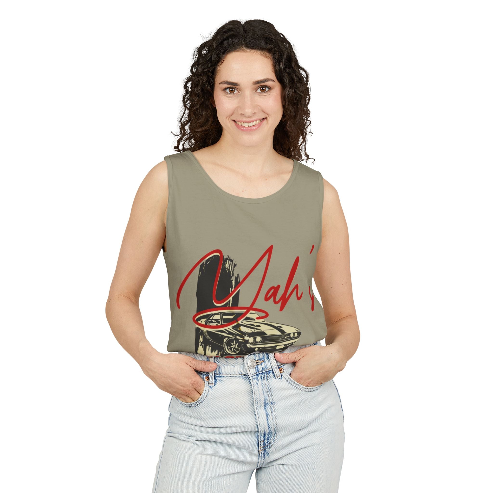 “YAH’s plans” Unisex Garment-Dyed Tank Top