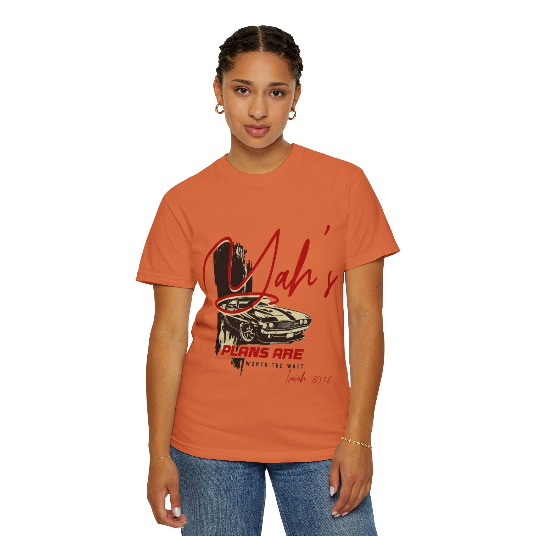 “YAH’s plans” Unisex Garment-Dyed T-shirt