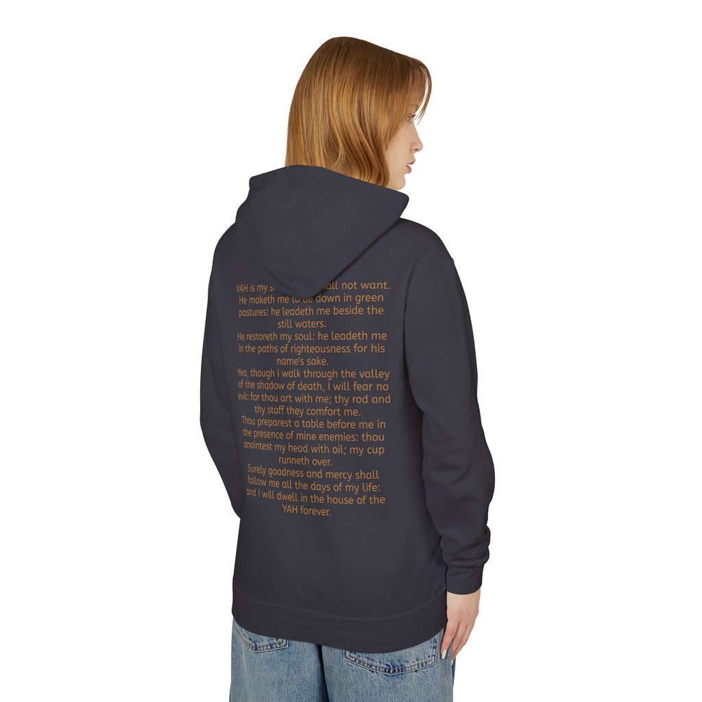 “Fear no evil” Unisex Lightweight Hooded Sweatshirt