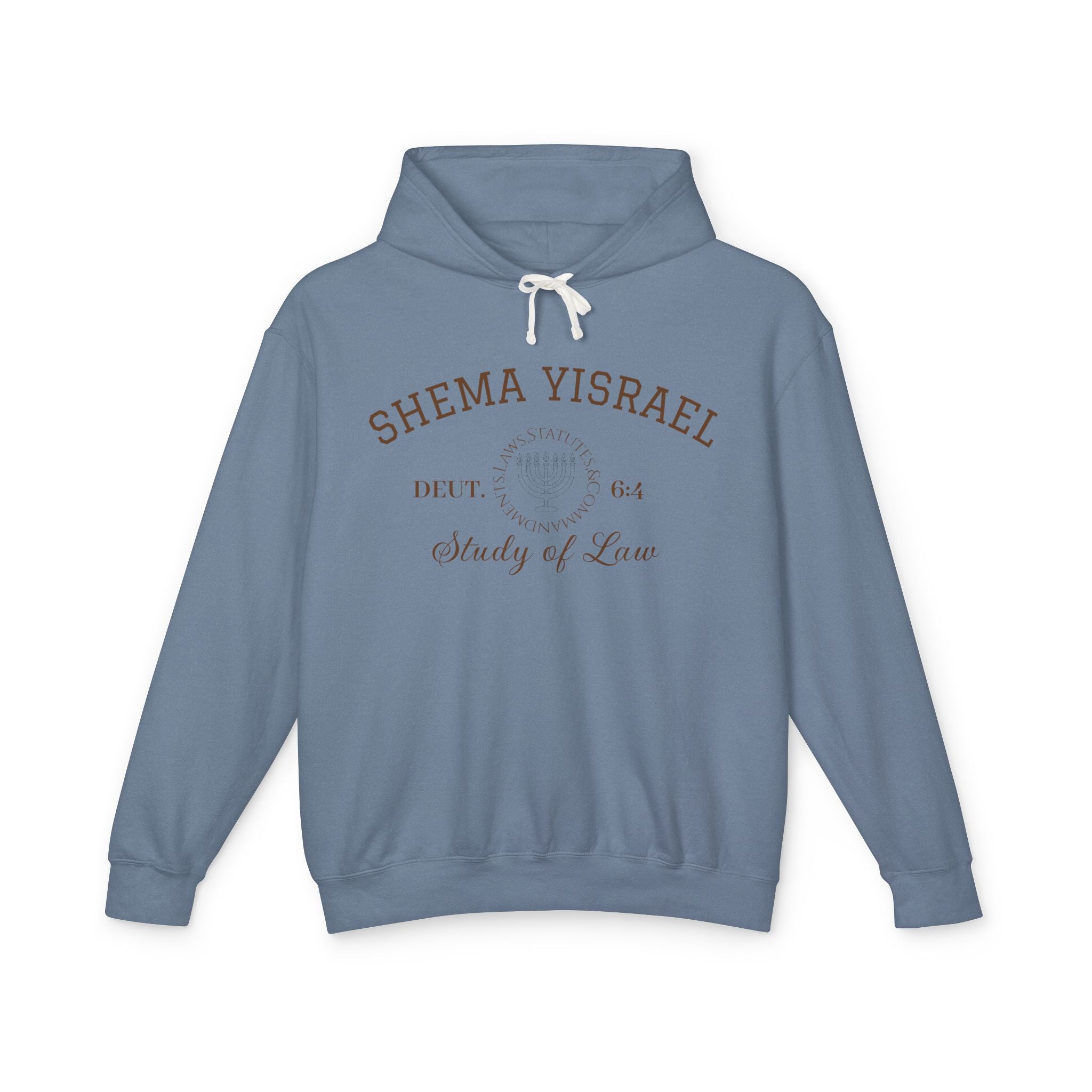 Women’s “SHEMA YISRAEL university” Unisex Lightweight Hooded Sweatshirt