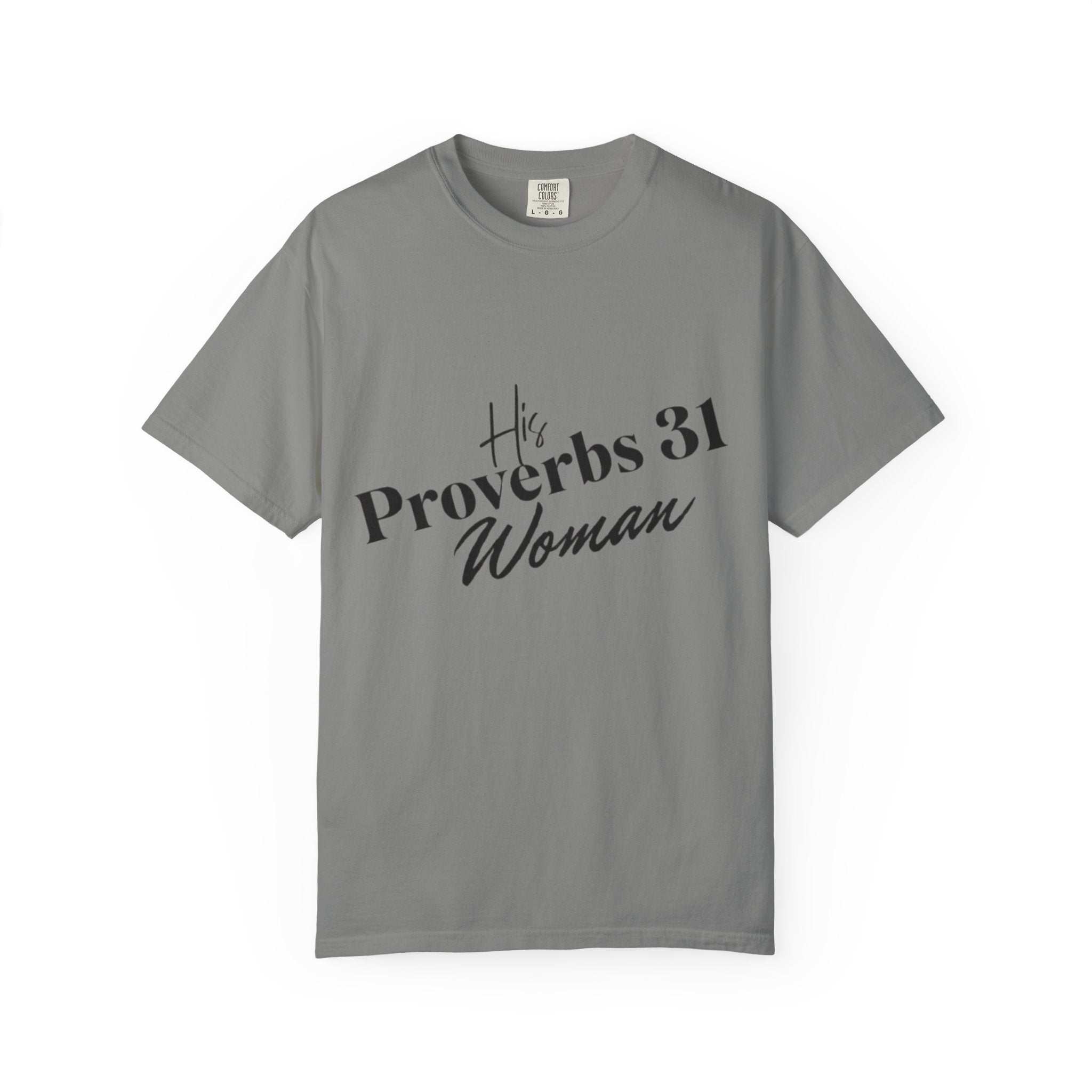 His Proverbs 31 T-shirt