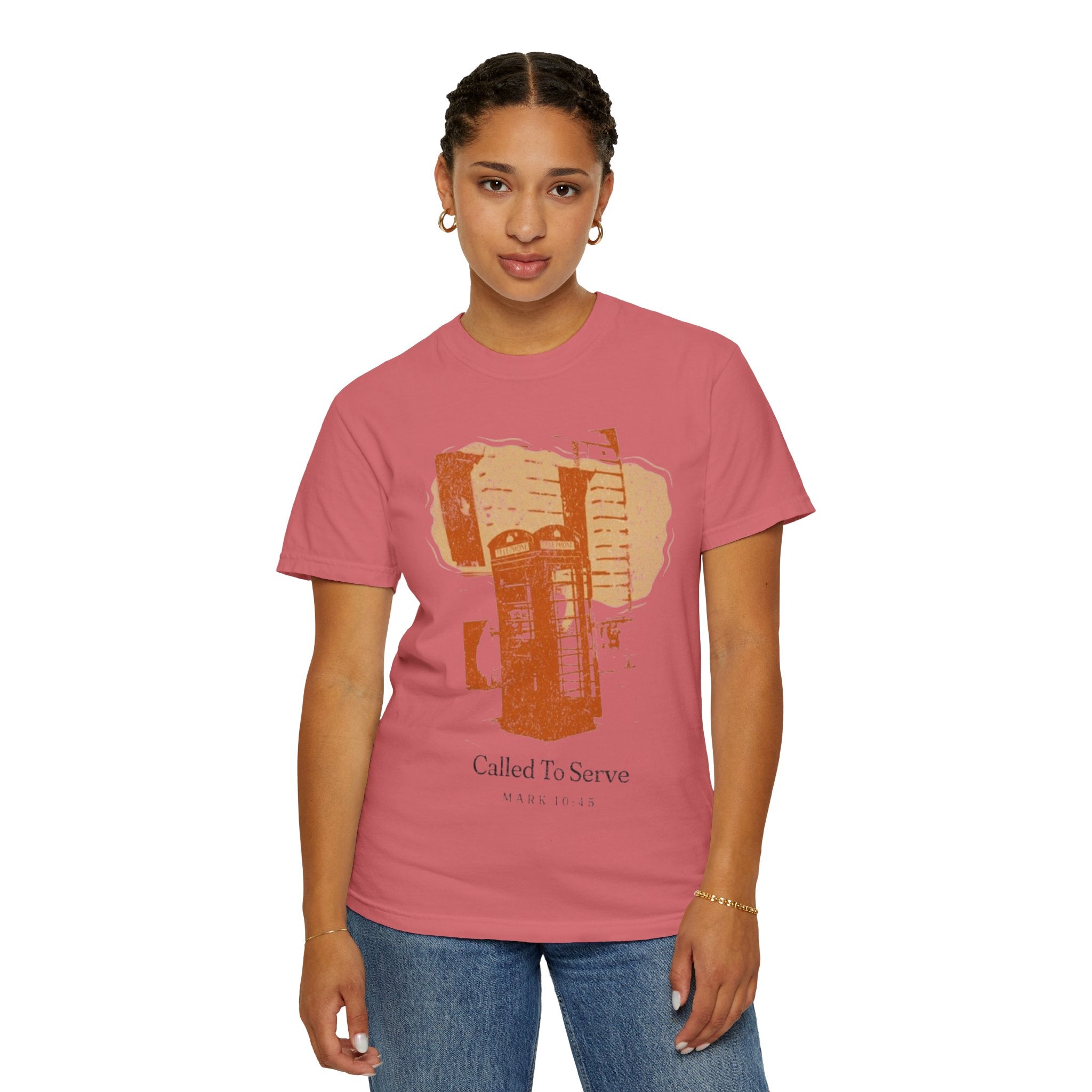 Women’s “Called to serve “ Unisex Garment-Dyed T-shirt