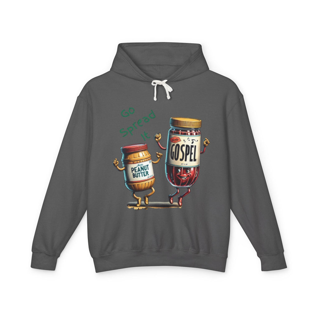 “SPREAD THE GOSPEL” Unisex Lightweight Hooded Sweatshirt