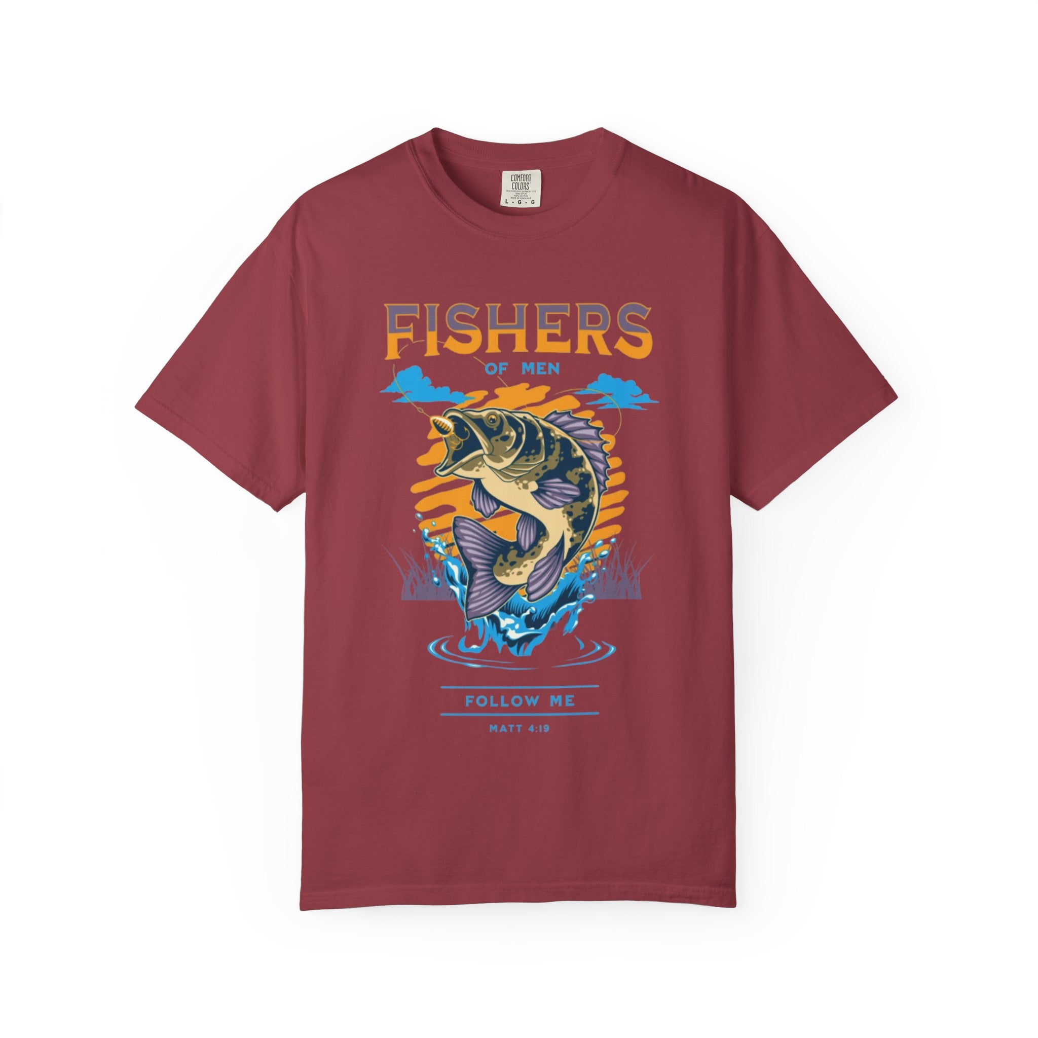 “FISHERS OF MEN” Garment-Dyed T-shirt