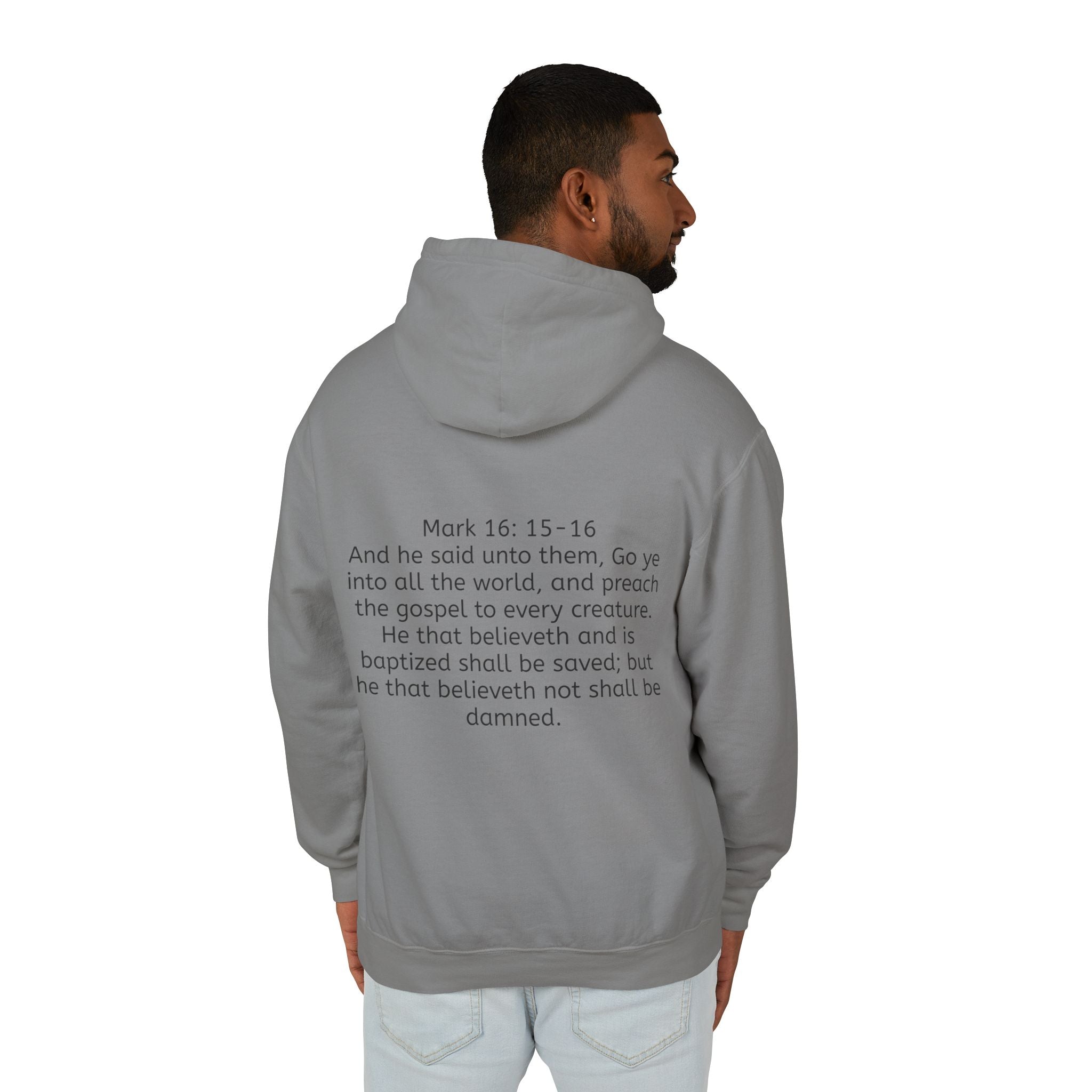 “SPREAD THE GOSPEL” Unisex Lightweight Hooded Sweatshirt