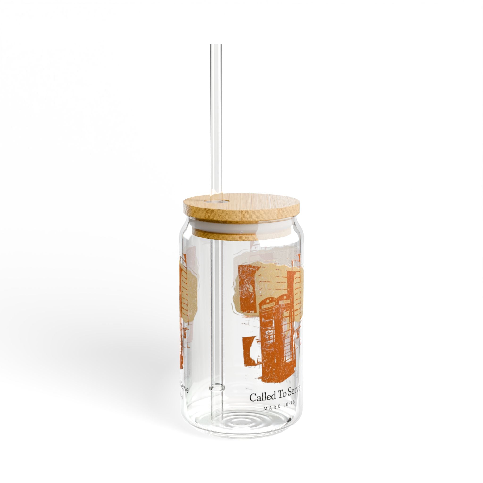 “Called to serve” Sipper Glass, 16oz