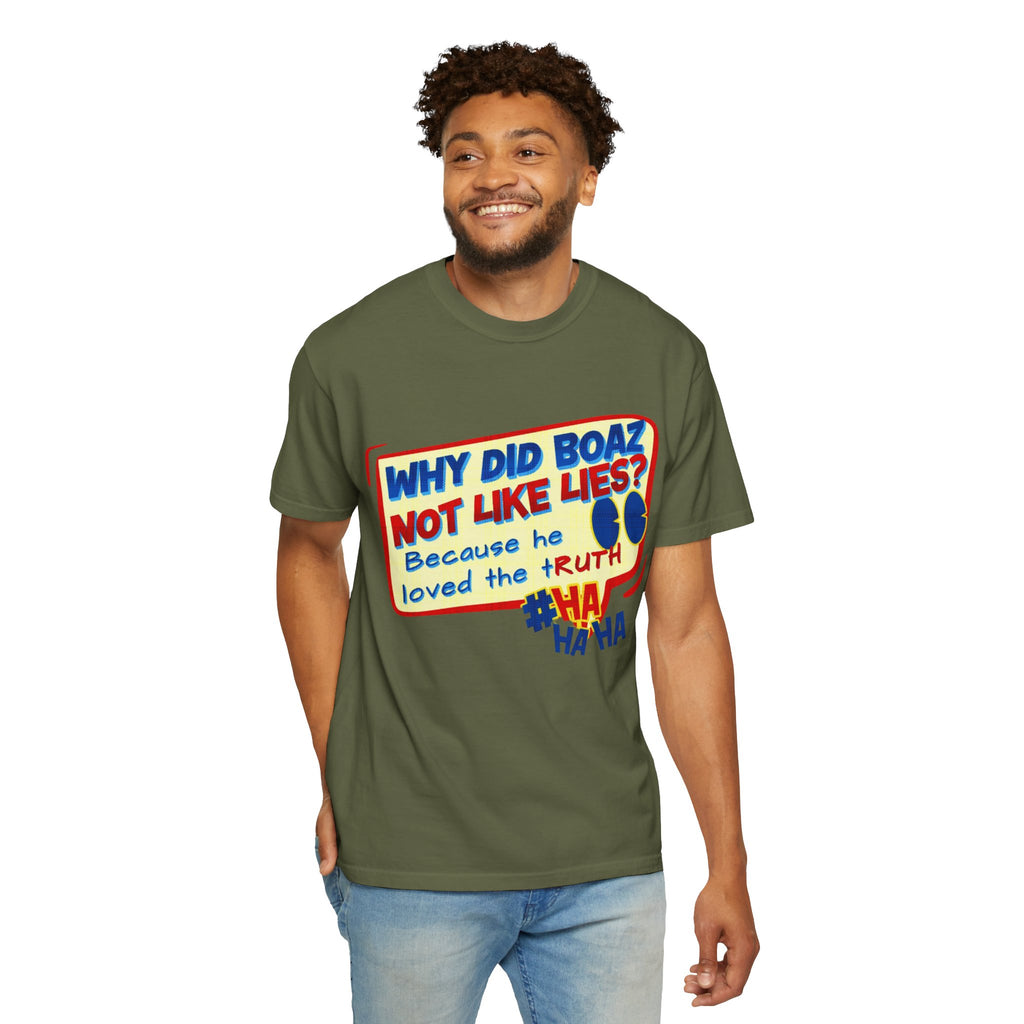 “Boaz” Unisex Garment-Dyed T-shirt