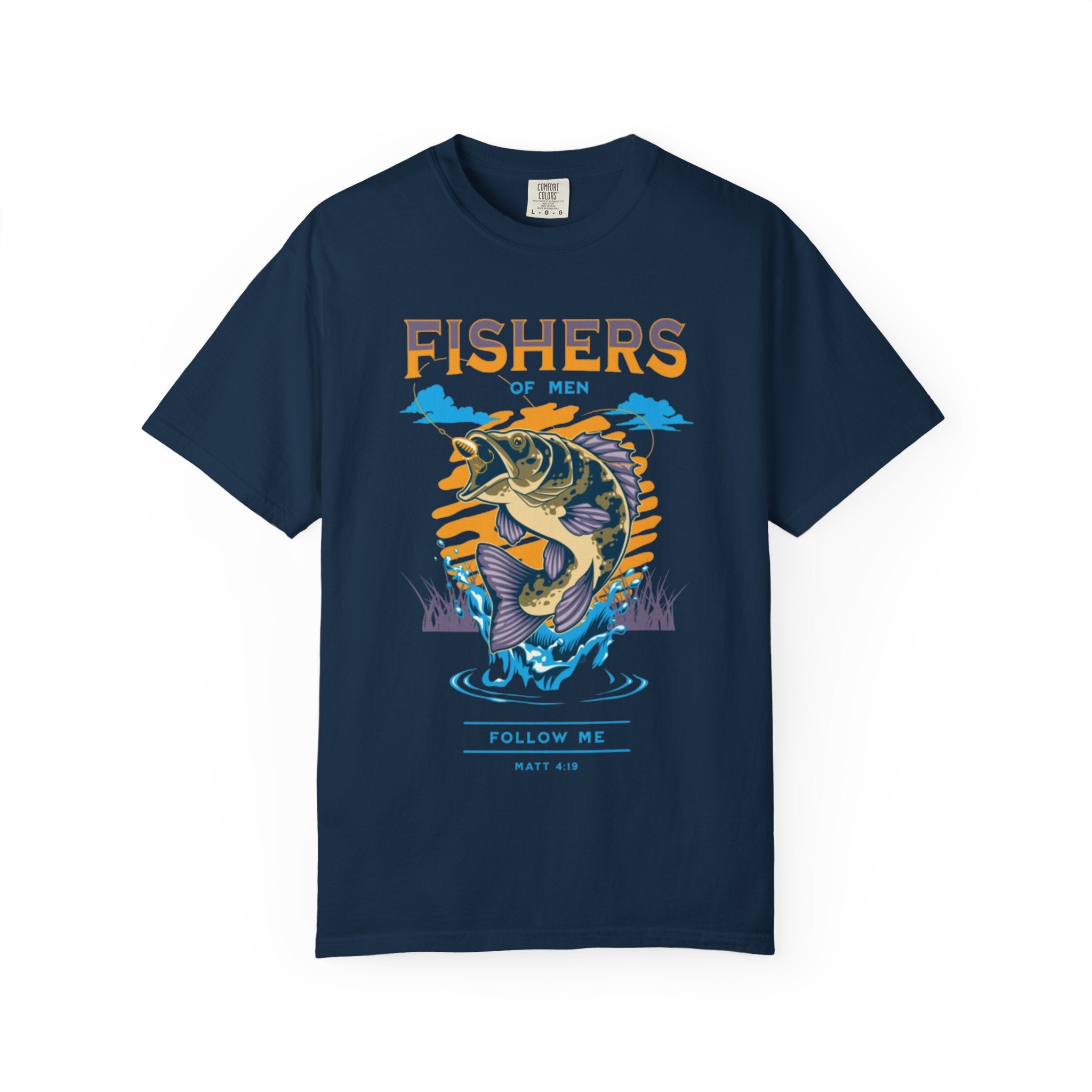 “FISHERS OF MEN” Garment-Dyed T-shirt