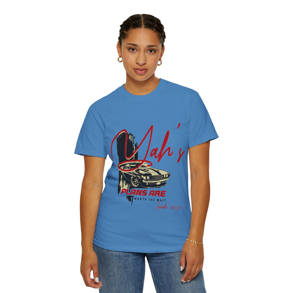 “YAH’s plans” Unisex Garment-Dyed T-shirt
